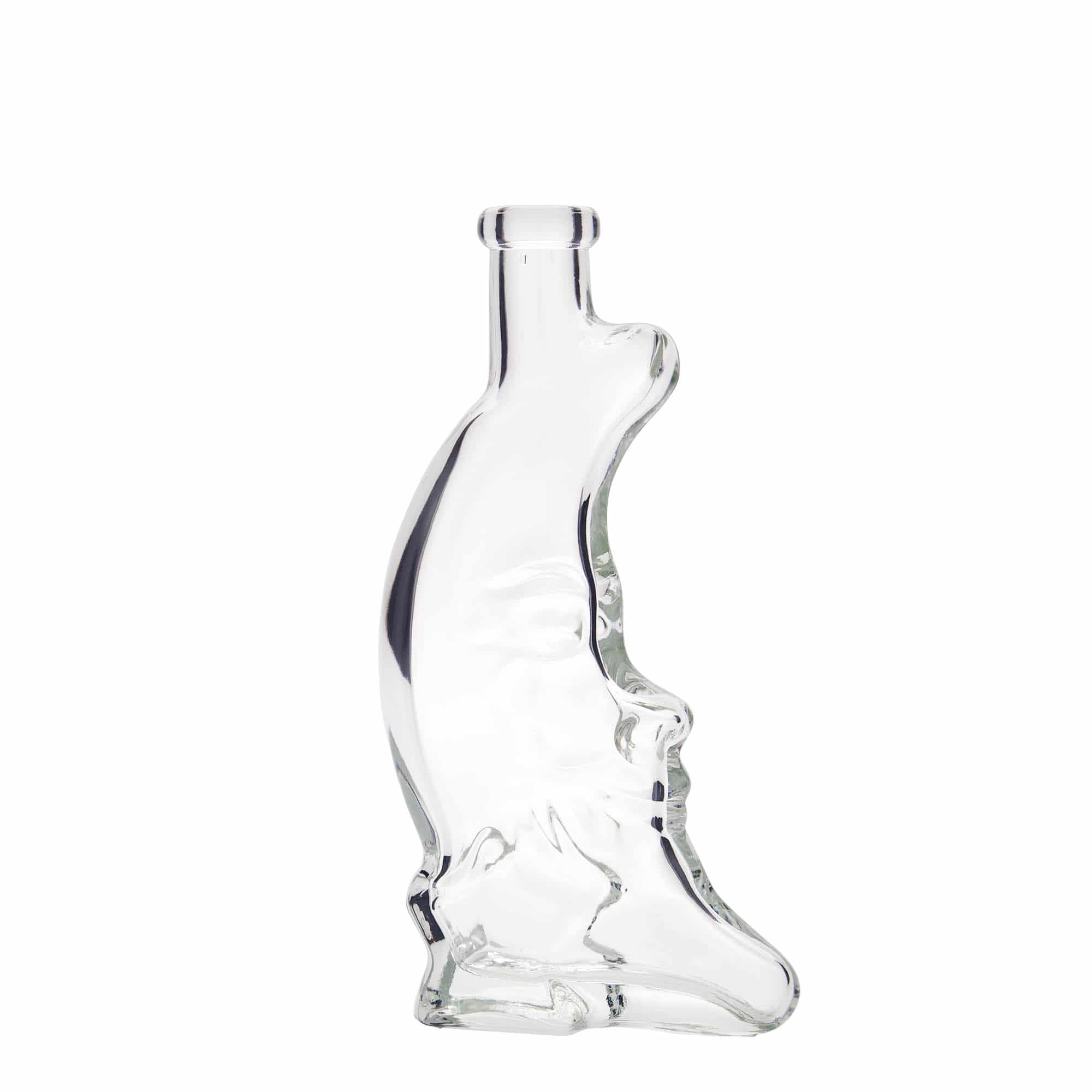 Glazen fles 'Maan', 200 ml, monding: kurk