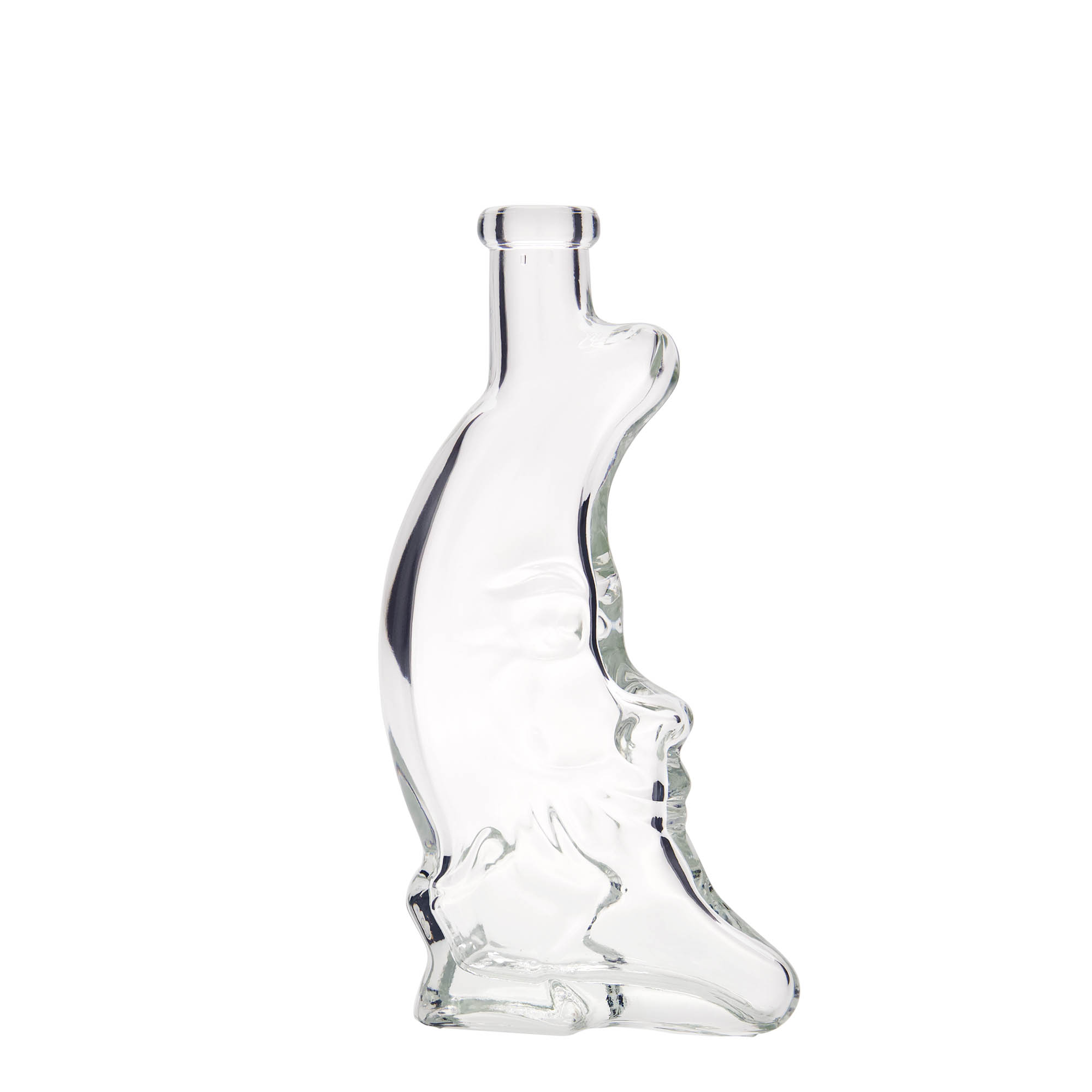 Glazen fles 'Maan', 200 ml, monding: kurk Glazen fles 'Maan', 200 ml, monding: kurk