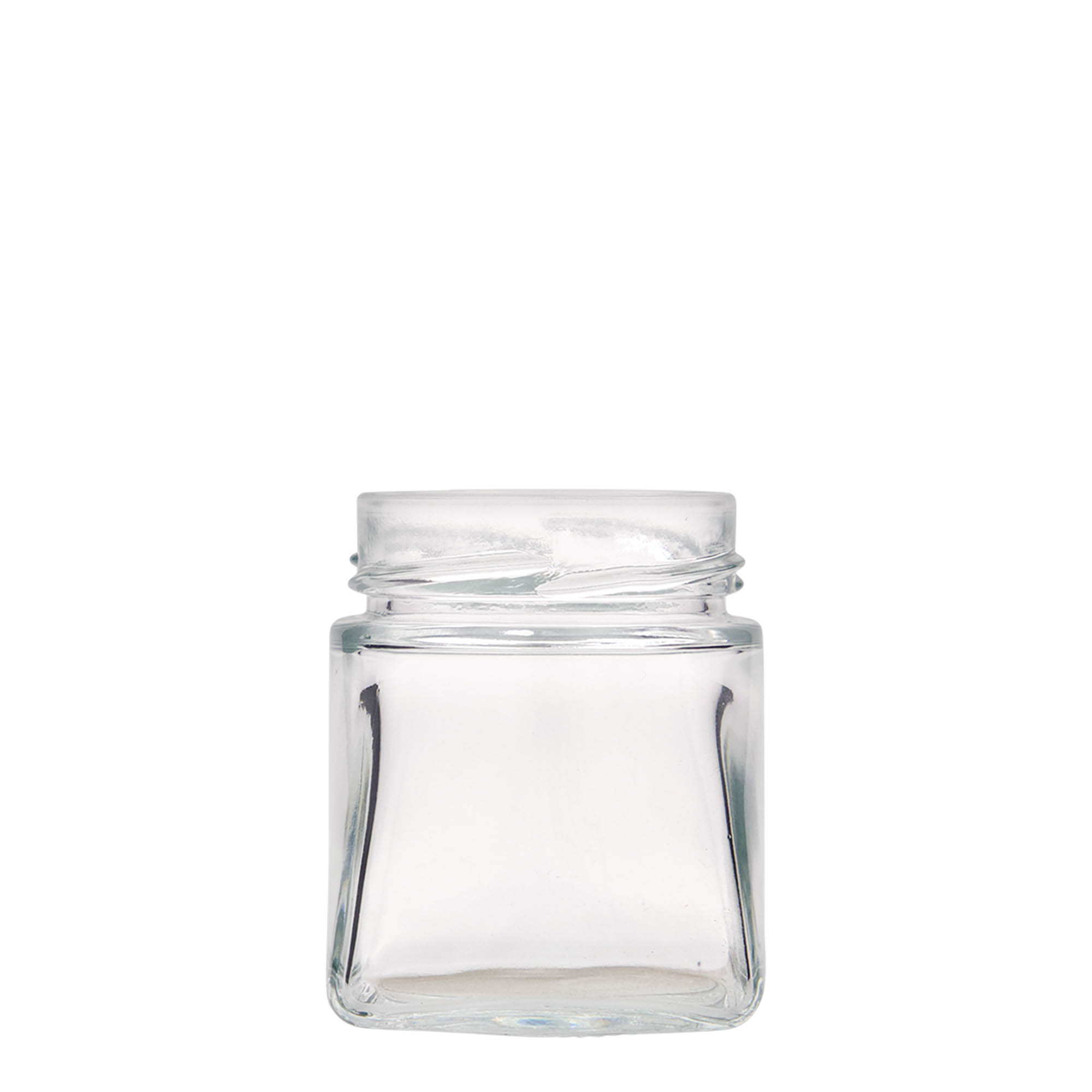 Vierkante pot 'Luxor', 212 ml, monding: deep-twist-off (DTO 63) Vierkante pot 'Luxor', 212 ml, monding: deep-twist-off (DTO 63)