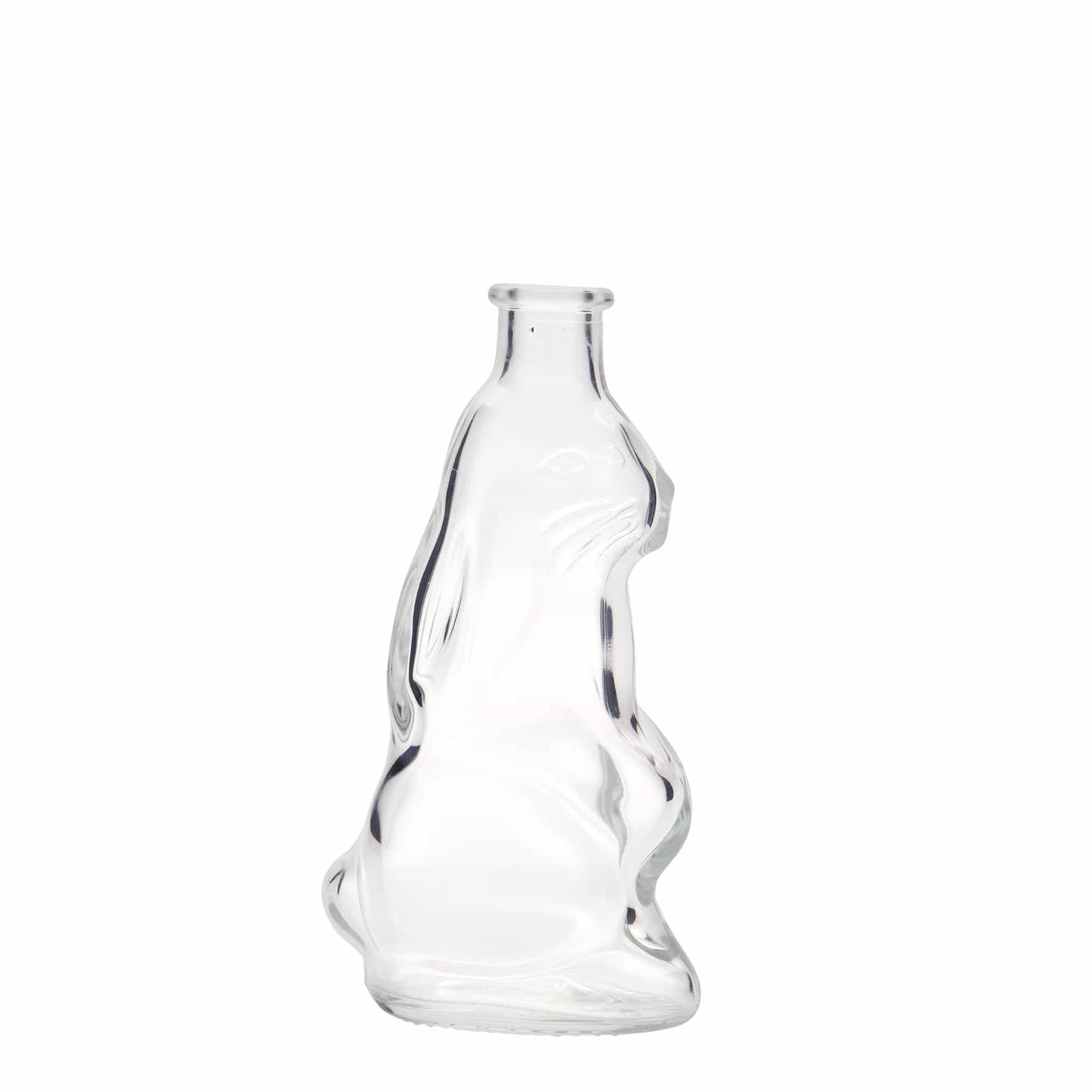 Glazen fles 'Haas', 200 ml, monding: kurk Glazen fles 'Haas', 200 ml, monding: kurk