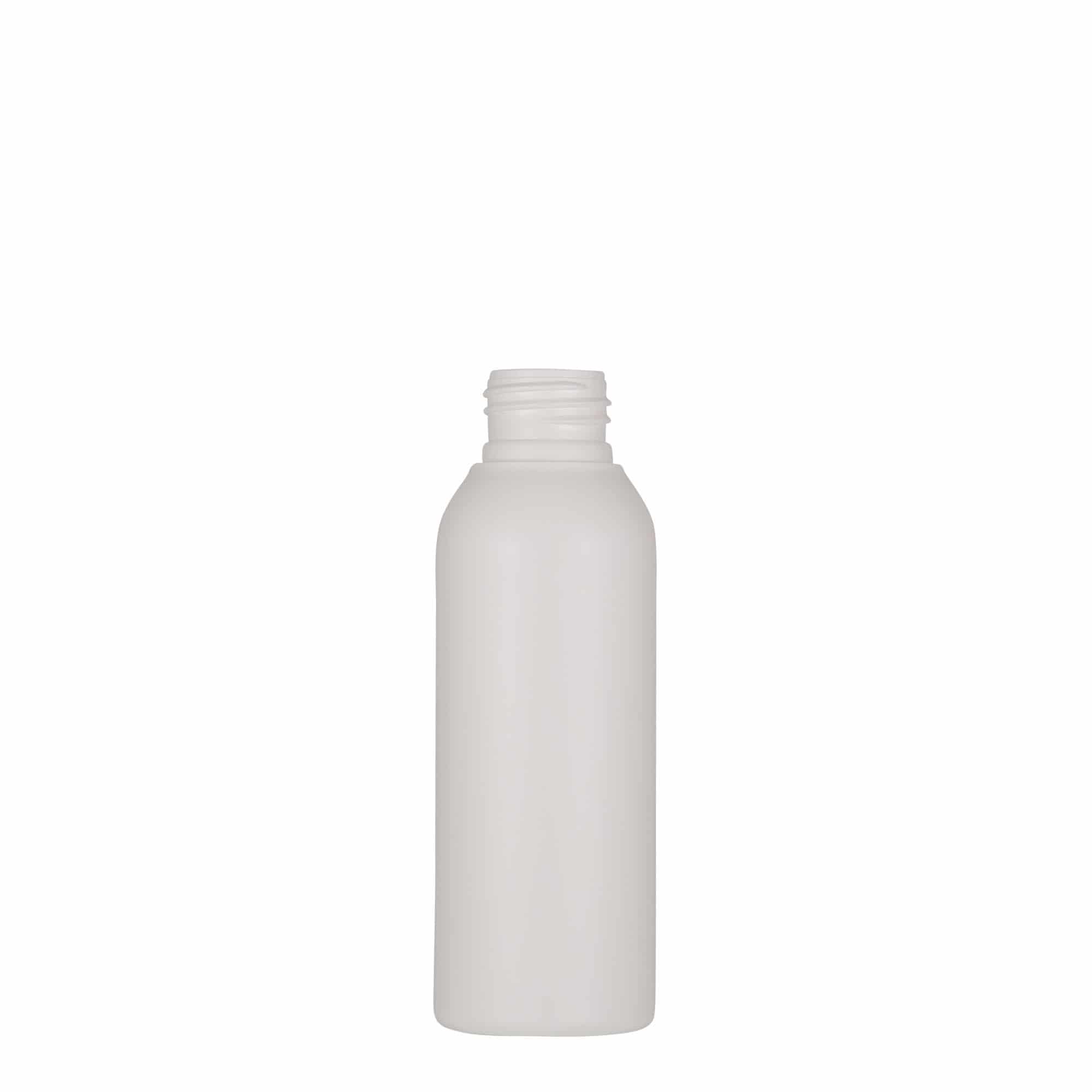 Bouteille en plastique 100 ml 'Tuffy', PEHD, blanche, bouchage: GPI 24/410 Bouteille en plastique 100 ml 'Tuffy', PEHD, blanche, bouchage: GPI 24/410
