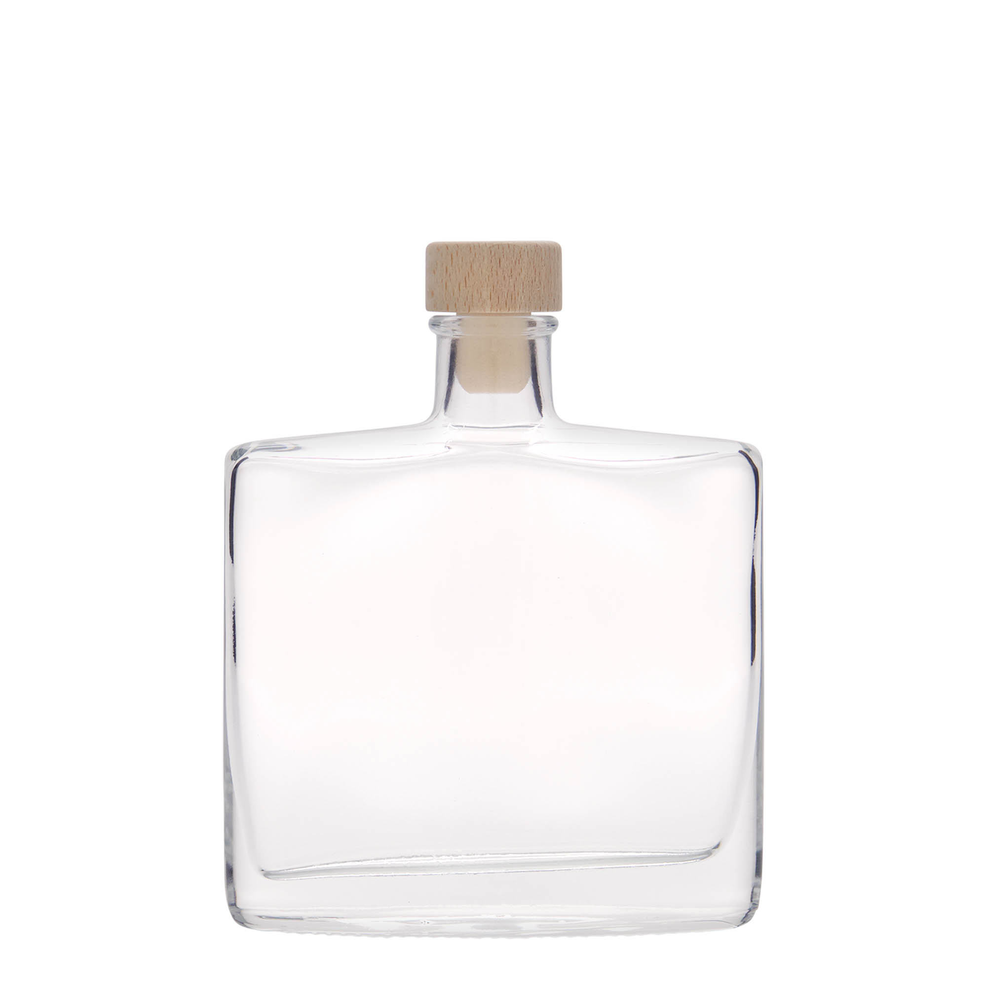 Bouteille en verre 200 ml 'Zorbas', ovale, bouchage: bouchon Bouteille en verre 200 ml 'Zorbas', ovale, bouchage: bouchon