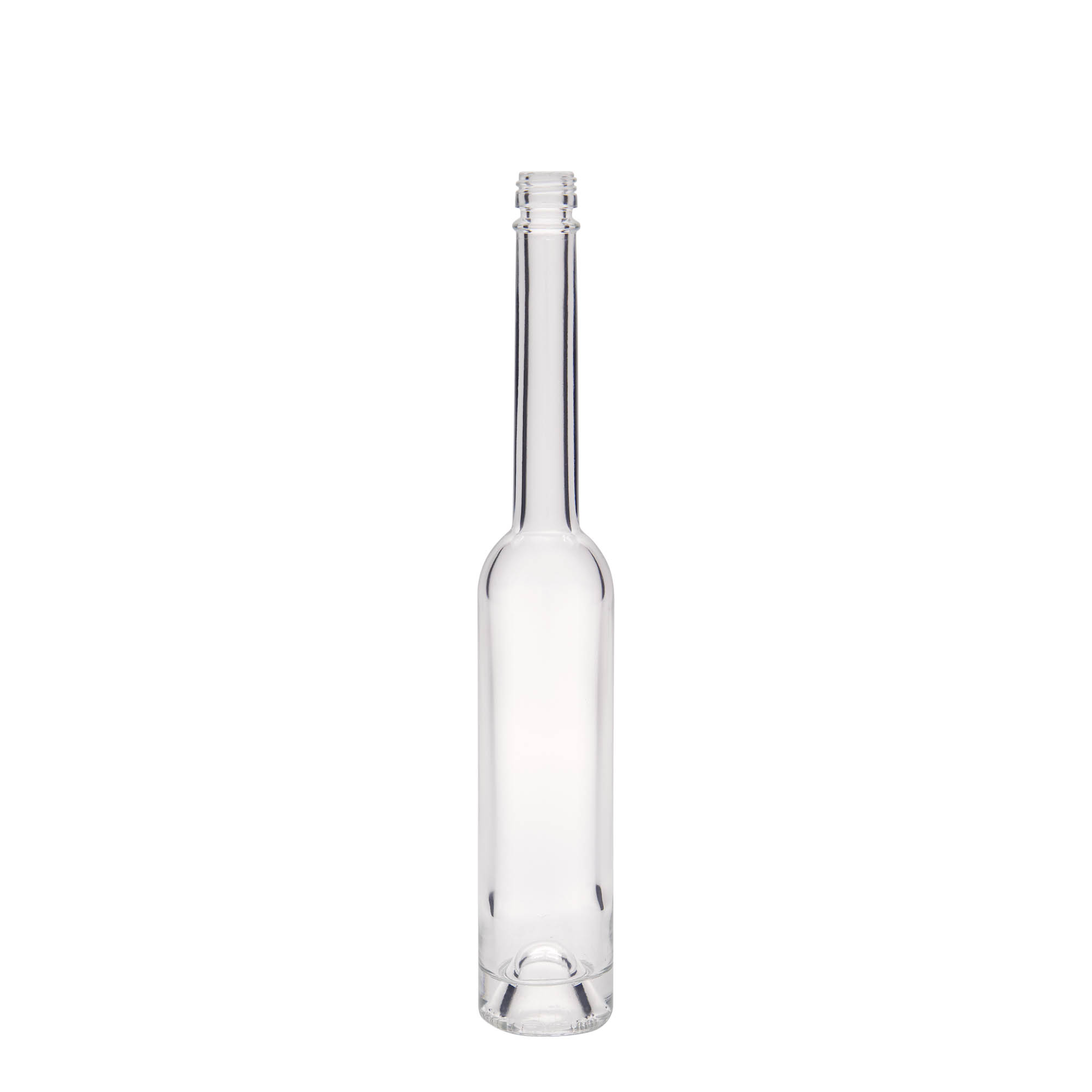 Glazen fles 'Platina', 100 ml, monding: PP 18