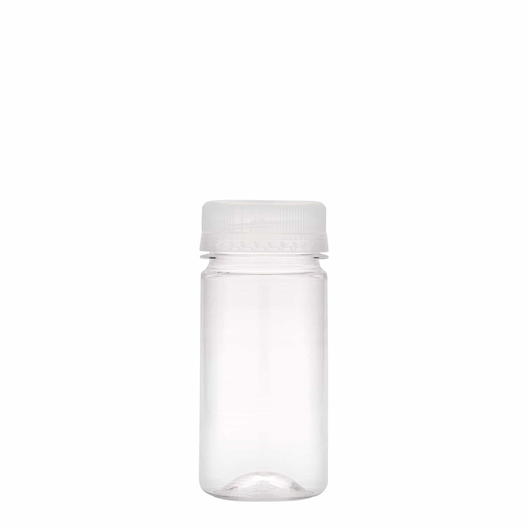 Bouteille en PET 100 ml 'Everytime', plastique, bouchage: 38 mm
