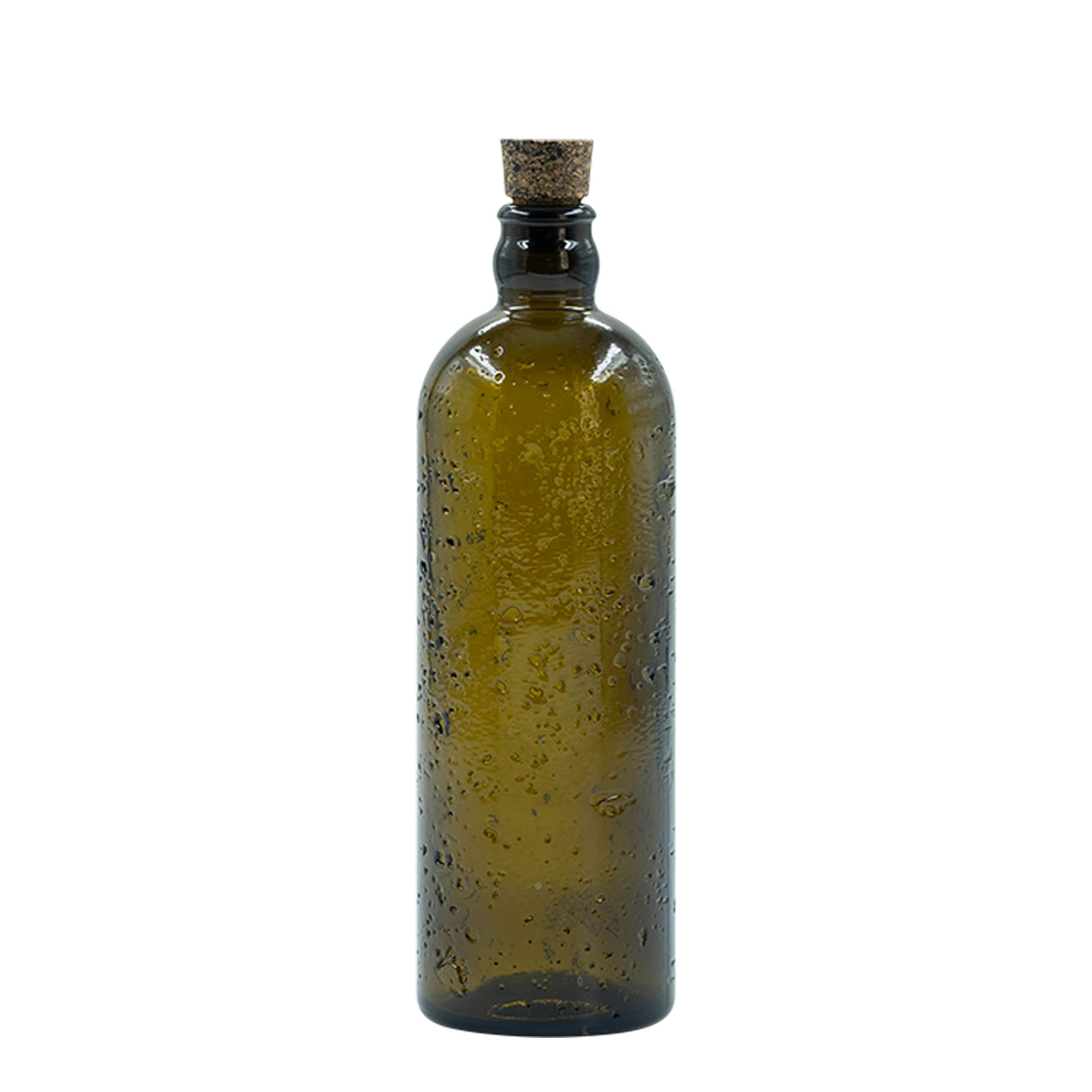 Wildly Crafted Glazen fles 'Bobber Jr', 500 ml, bruin, monding: kurk Wildly Crafted Glazen fles 'Bobber Jr', 500 ml, bruin, monding: kurk