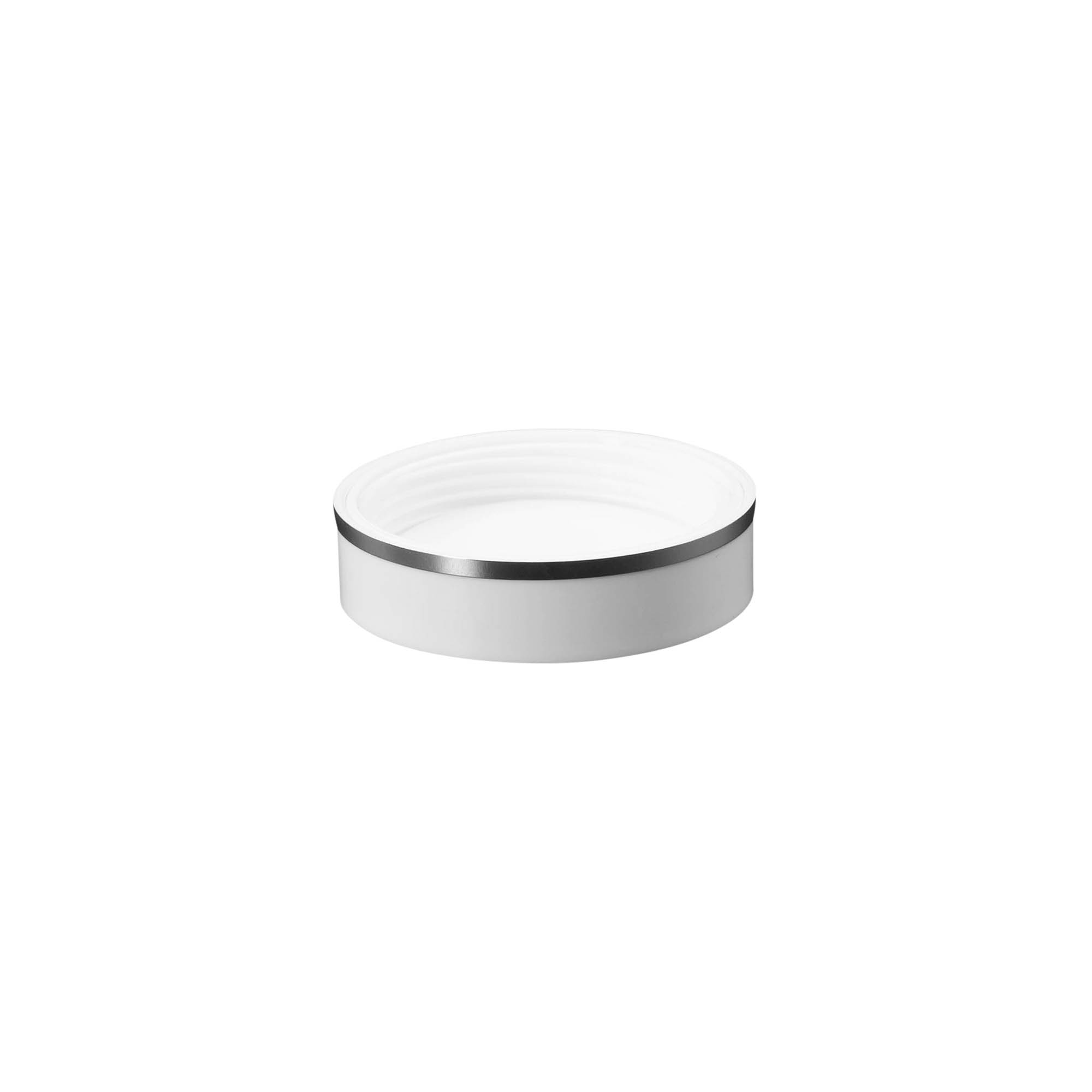 Bougage à vis 30 ml, plastique SAN, blanc Bougage à vis 30 ml, plastique SAN, blanc