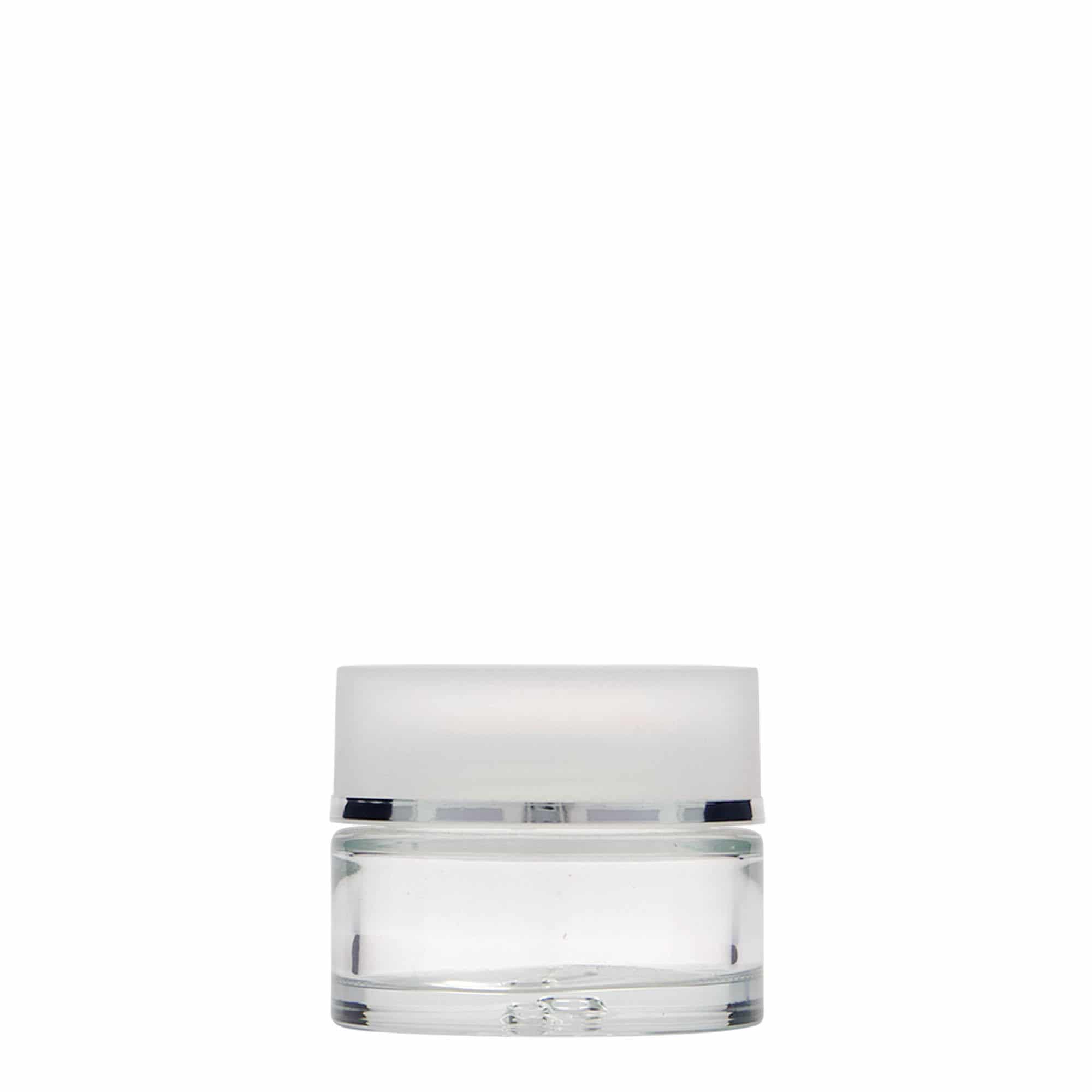 Pot 30 ml « Clear Edition », verre, bouchage: Bougage à vis