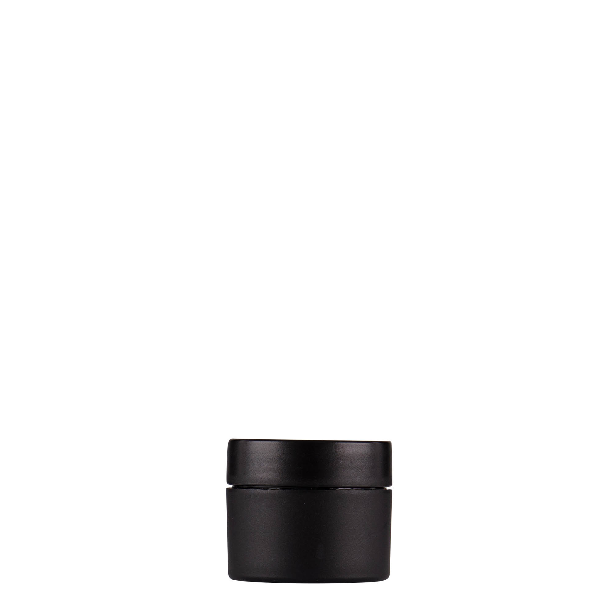 Boîte en plastique 5 ml « Antonella », PP, noire, bouchage: Bougage à vis