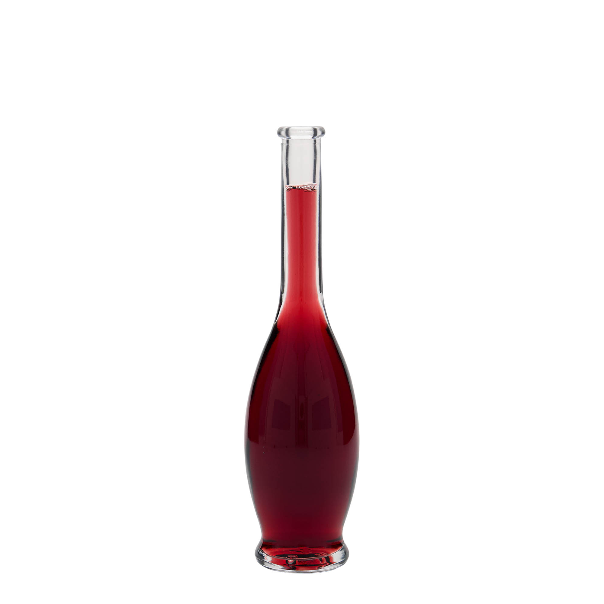 Glazen fles 'Gina', 100 ml, monding: kurk Glazen fles 'Gina', 100 ml, monding: kurk
