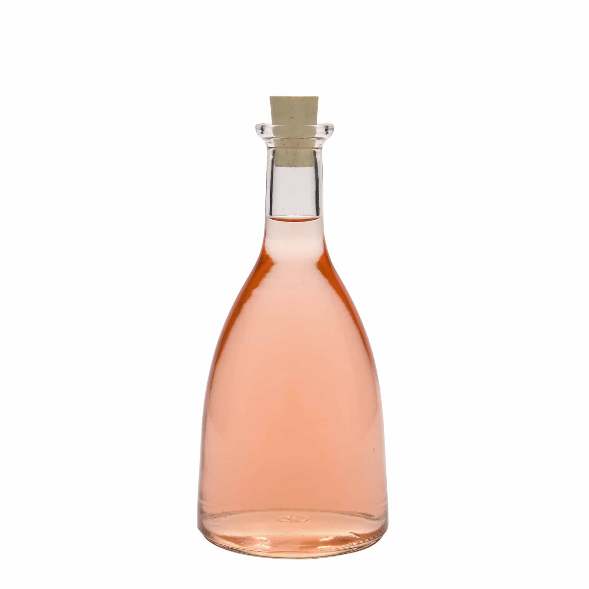 Glazen fles 'Viola', 500 ml, monding: kurk
