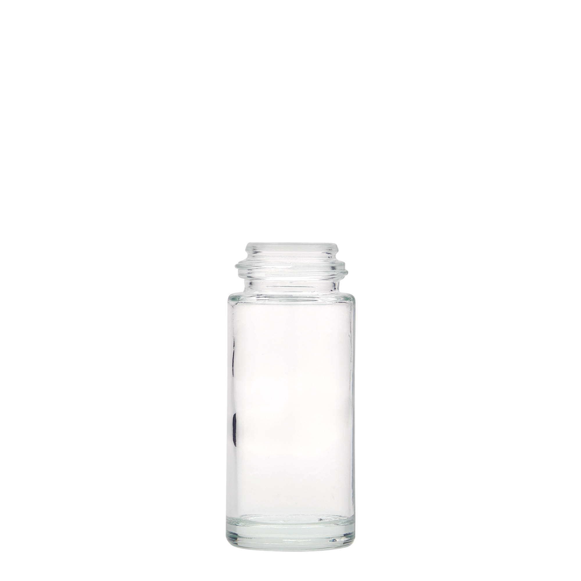 Rollerflesje, 50 ml, glas, monding: schroefsluiting