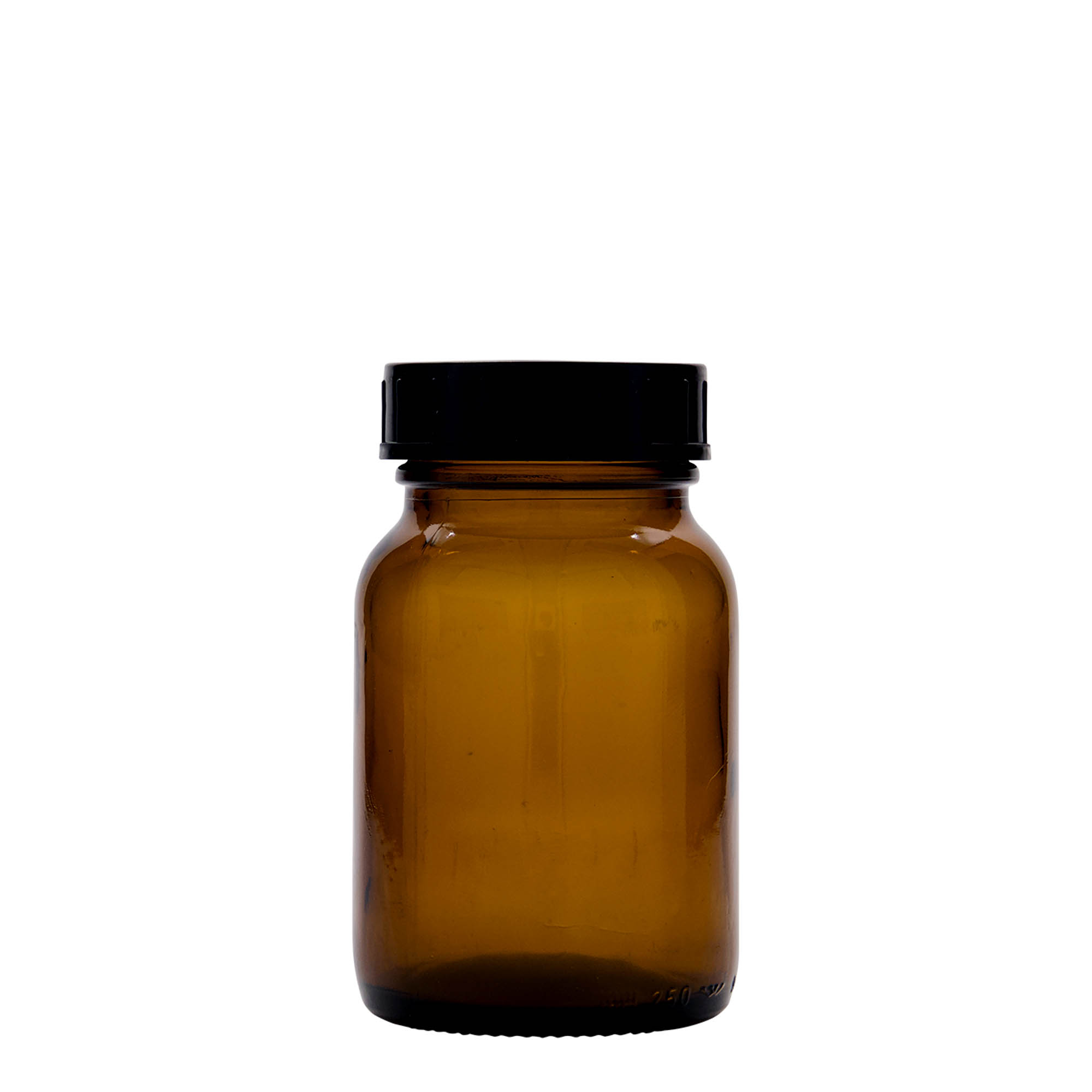 Bocal à col large 250 ml, brun, bouchage: DIN 55 Bocal à col large 250 ml, brun, bouchage: DIN 55