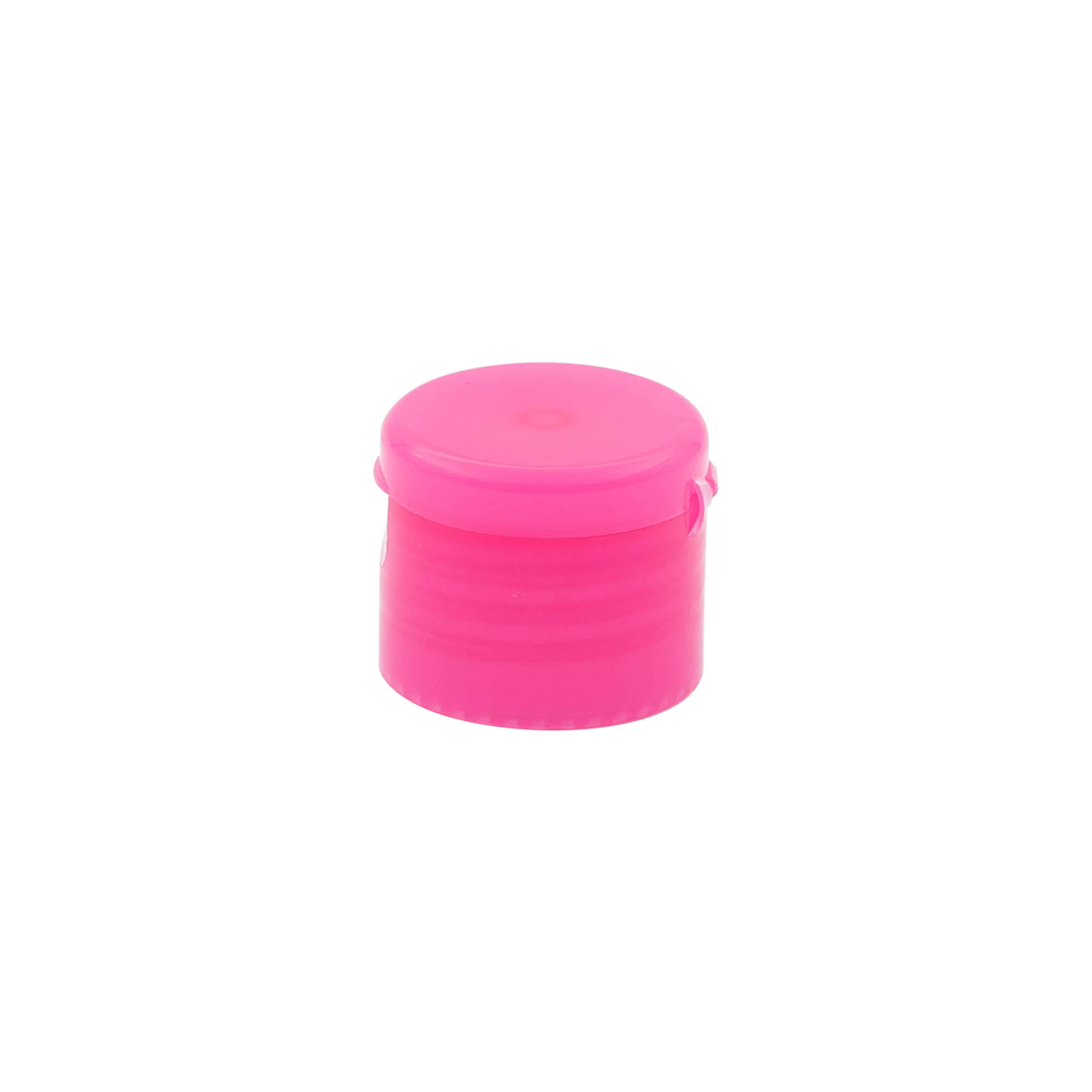 Bougage à vis à charnière rabattable, plastique PP, rose, pour bouchage: 24/410