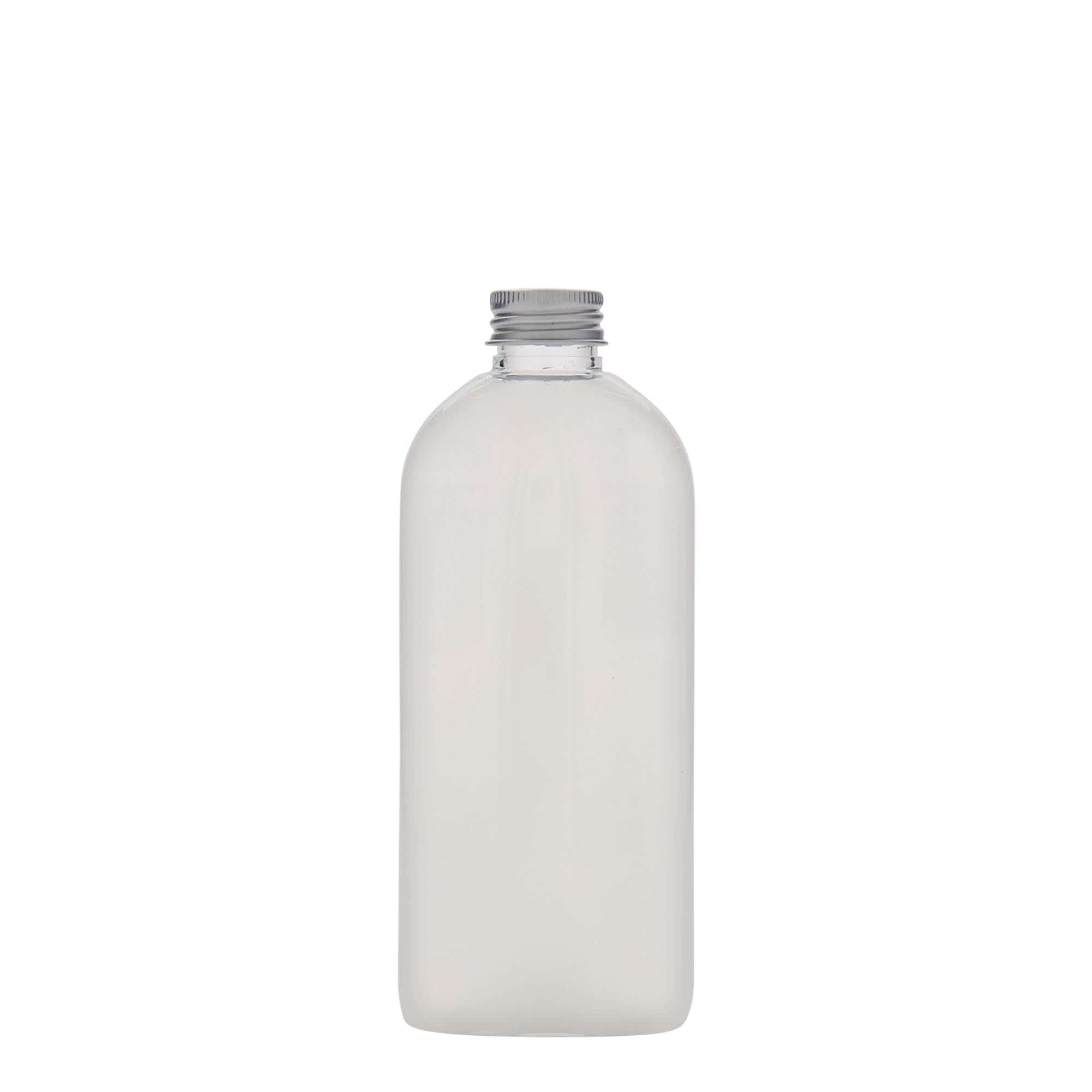 Petfles 'Iris', 250 ml, ovaal, kunststof, monding:  24/410
