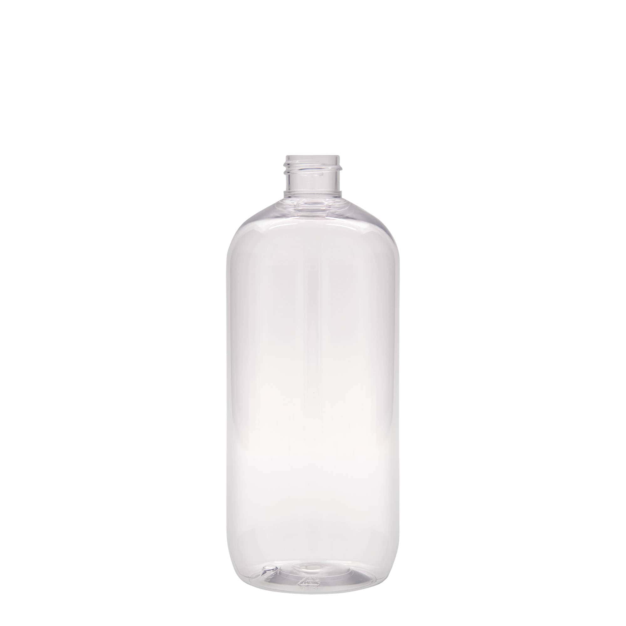 Petfles 'Boston', 500 ml, kunststof, monding: 24/410