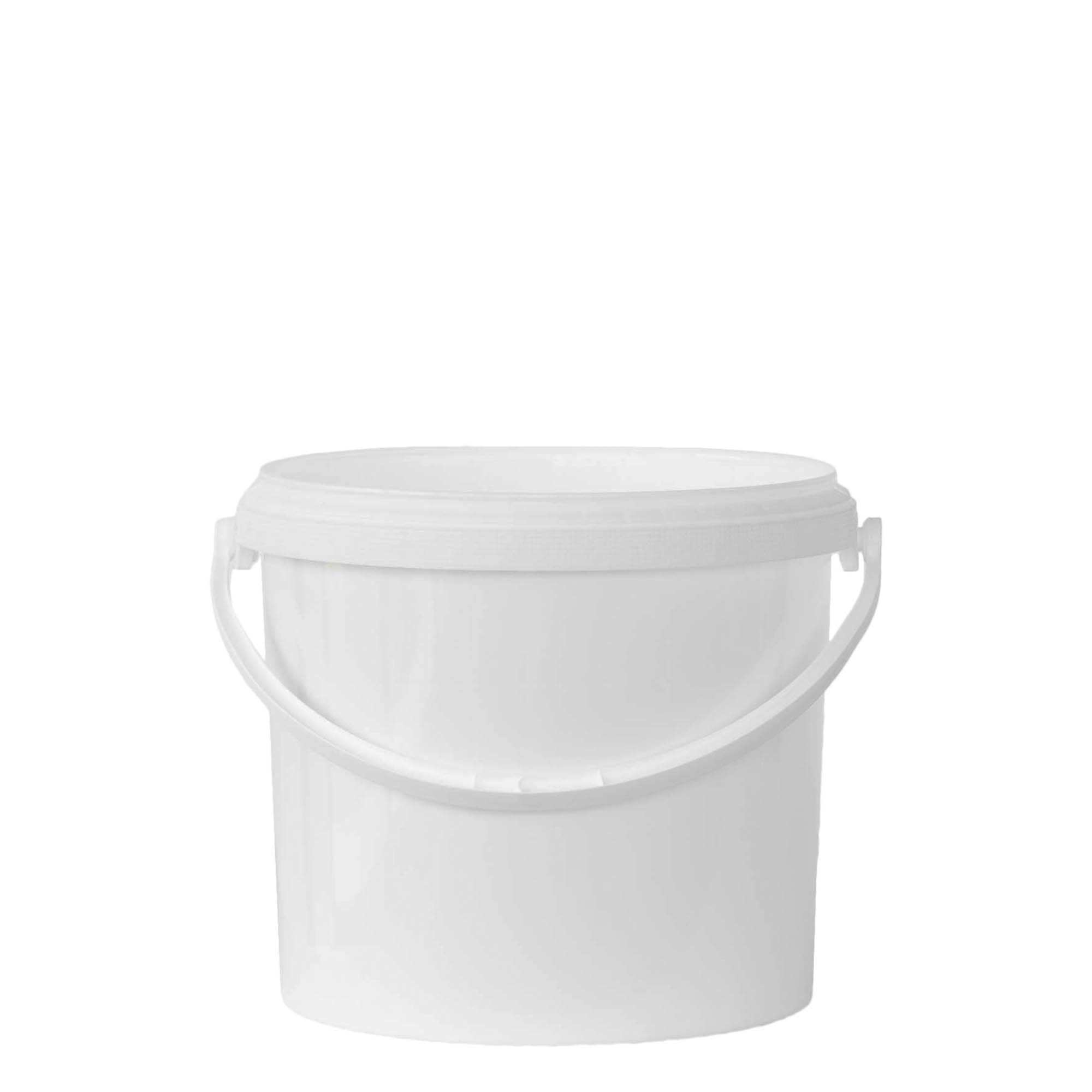 Emmer, 5 l, PP-kunststof, wit