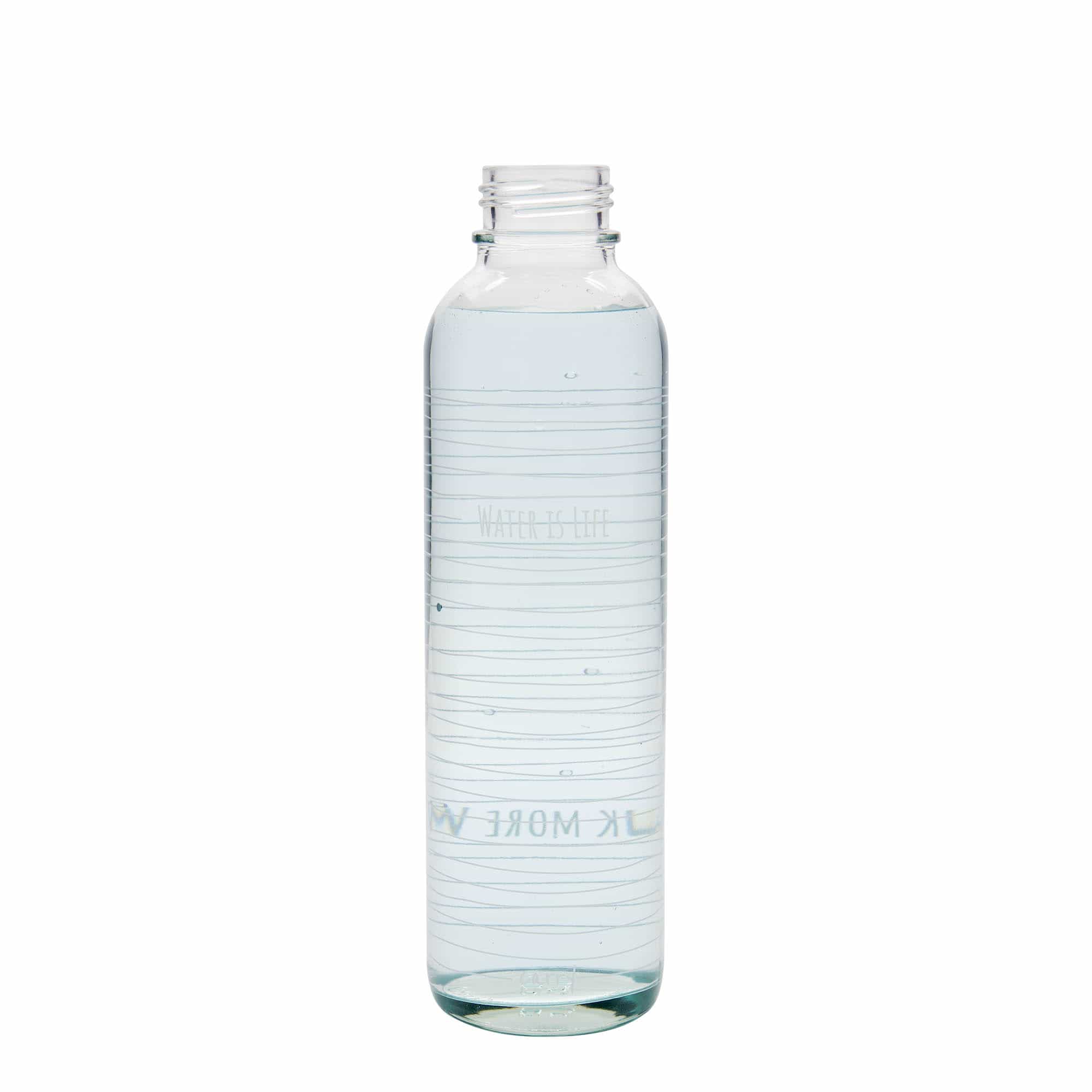 Gourde 700 ml 'CARRY Bottle', motif : Water is Life, bouchage: Bougage à vis