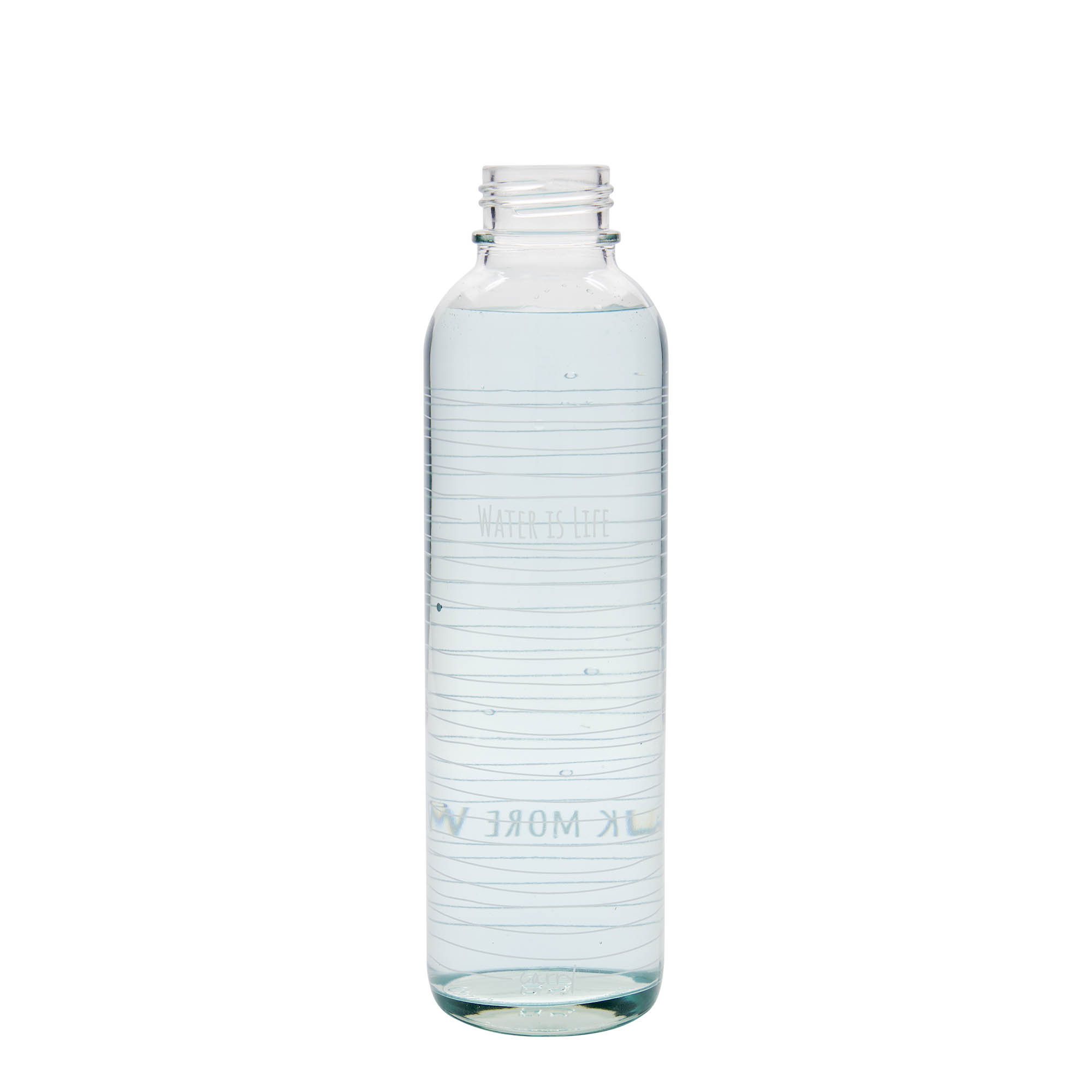 Gourde 700 ml 'CARRY Bottle', motif : Water is Life, bouchage: Bougage à vis Gourde 700 ml 'CARRY Bottle', motif : Water is Life, bouchage: Bougage à vis