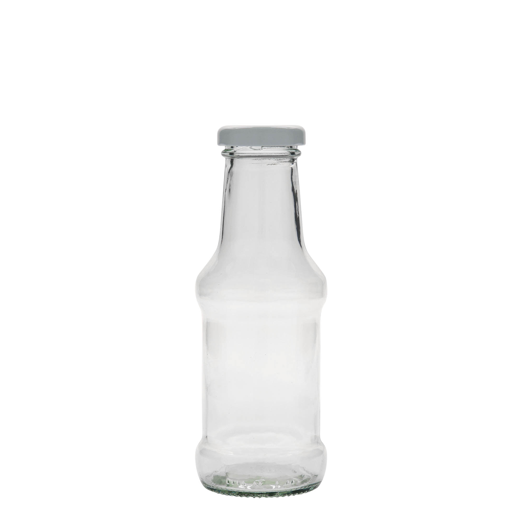 Flacon à sauce 250 ml, verre, bouchage: Twist-Off (TO 38) Flacon à sauce 250 ml, verre, bouchage: Twist-Off (TO 38)