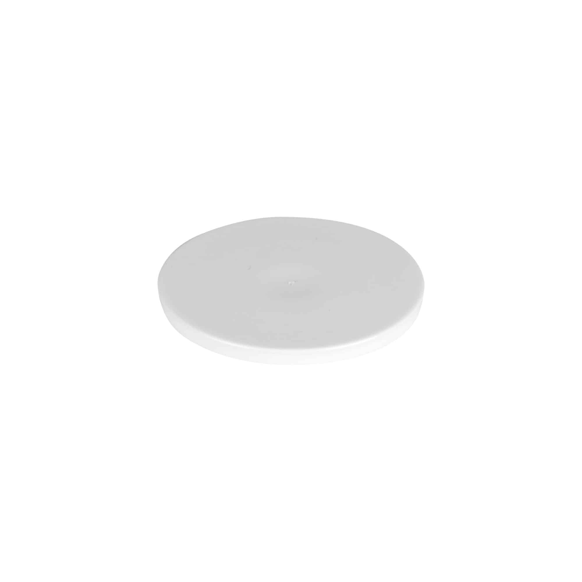 Couvertures pour 30 ml 'Bianca', plastique PP, blanc