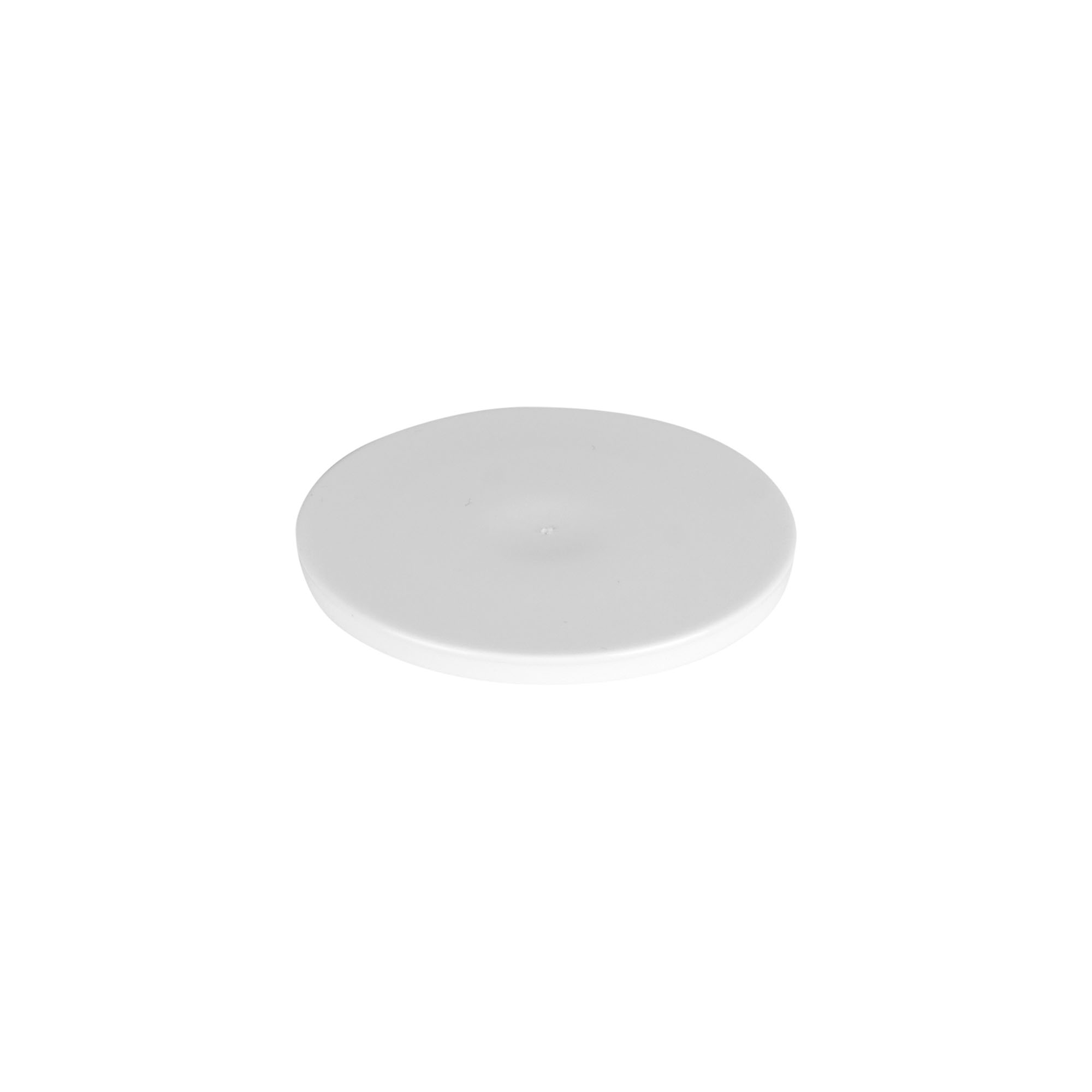Couvertures pour 30 ml 'Bianca', plastique PP, blanc