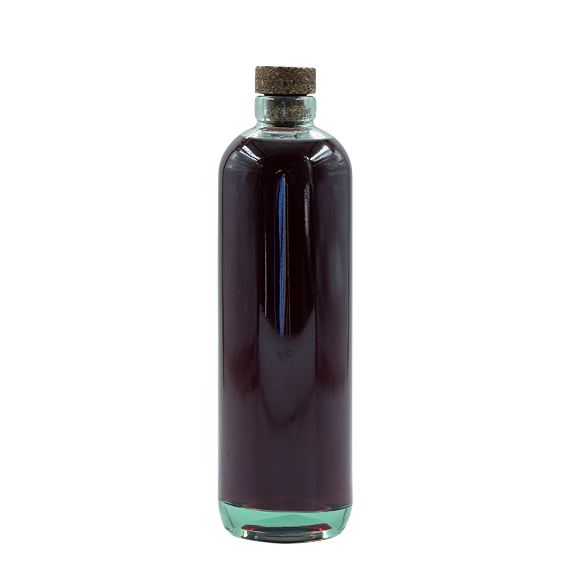 Bouteille en verre 700 ml 'Pilot', ouverture : bouchon en liège