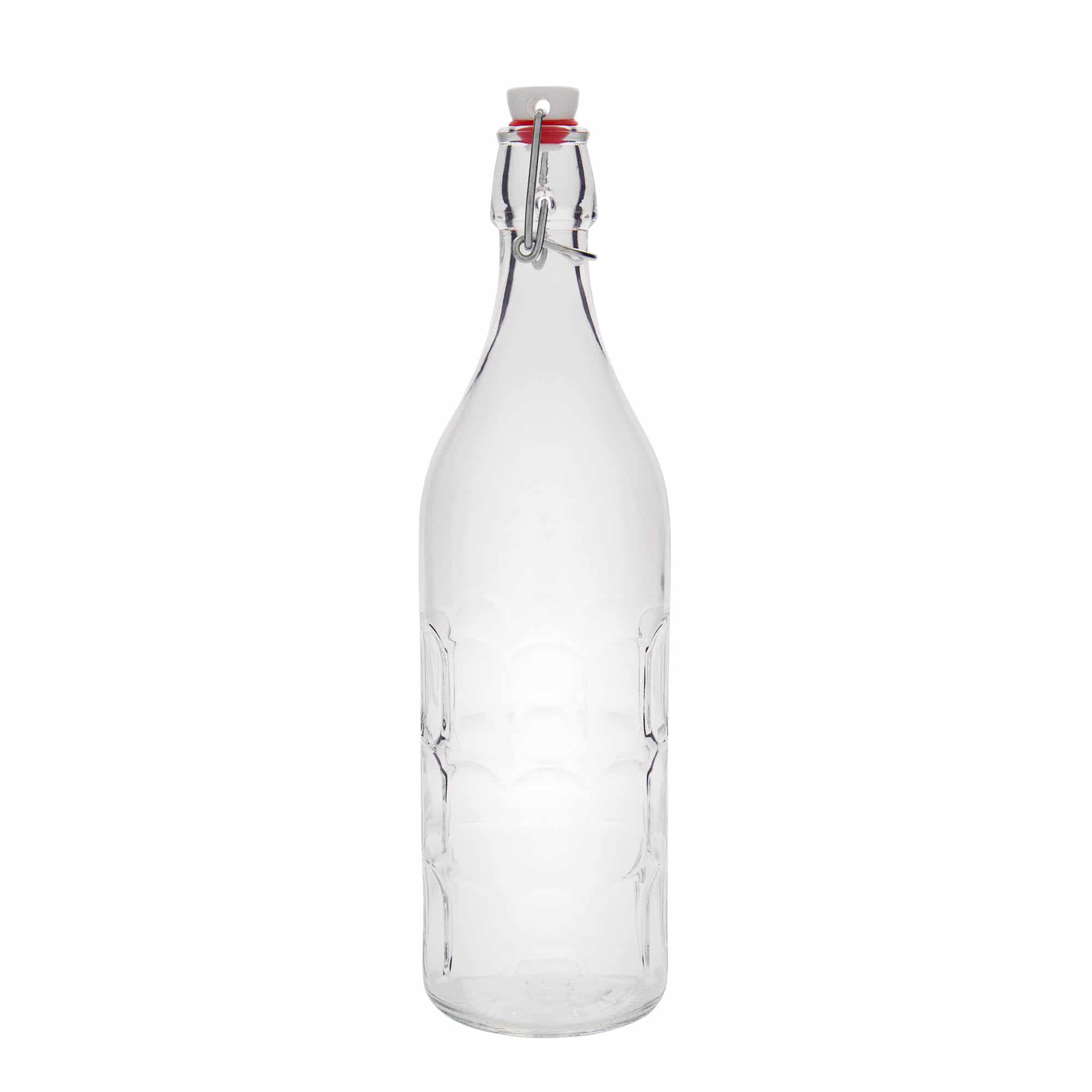 Glazen fles 'Moresca', 1000 ml, monding: beugelsluiting