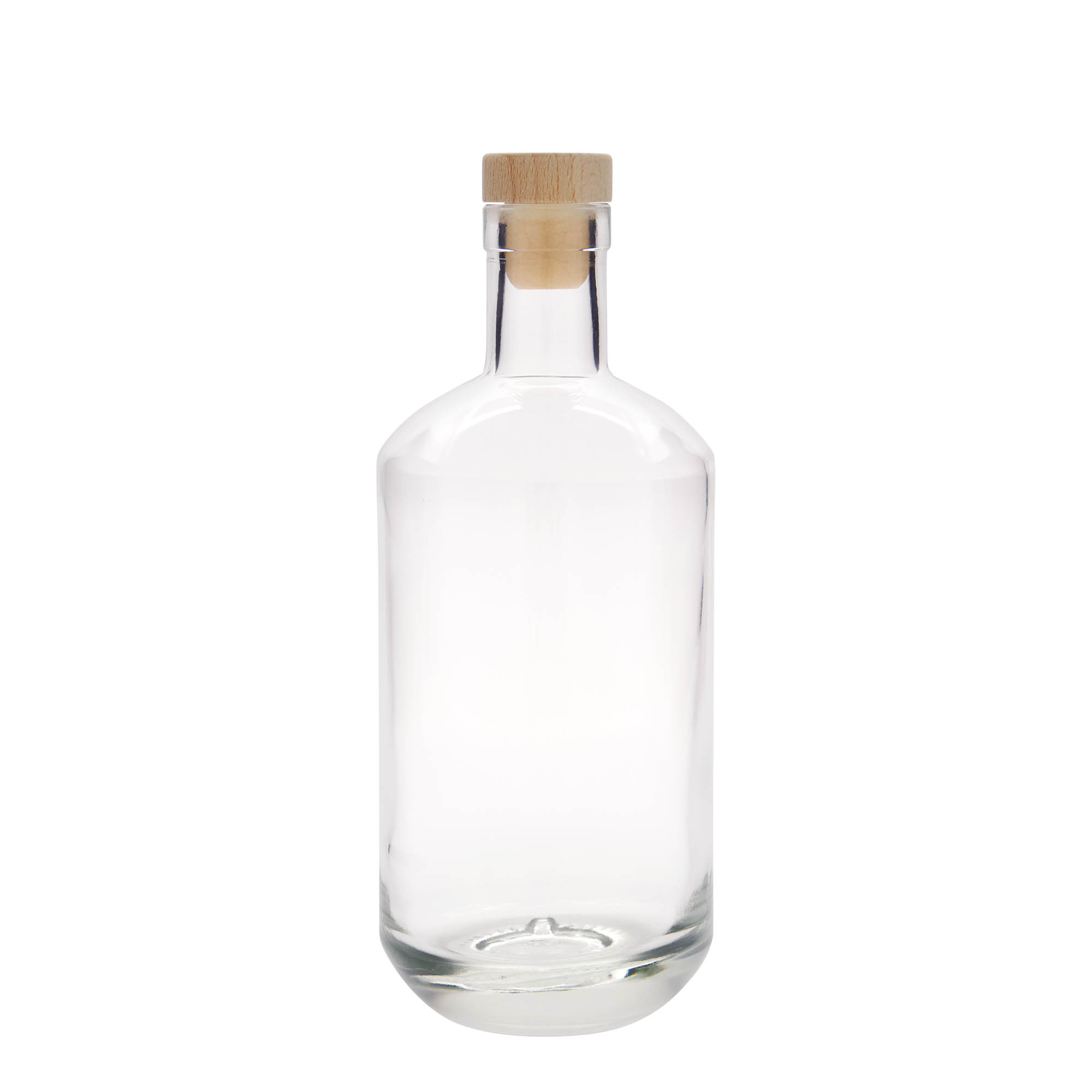 Glazen fles 'Vienna', 700 ml, monding: kurk Glazen fles 'Vienna', 700 ml, monding: kurk