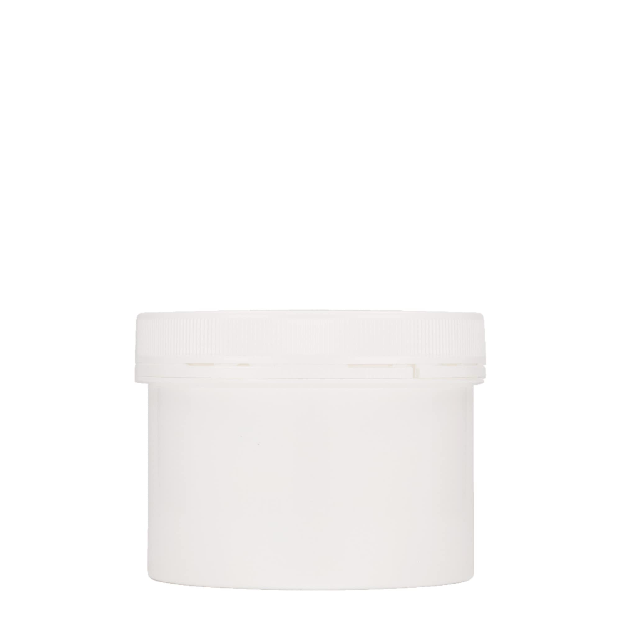 Boîte en plastique 300 ml 'Securilock', PP, blanche, bouchage: Bougage à vis