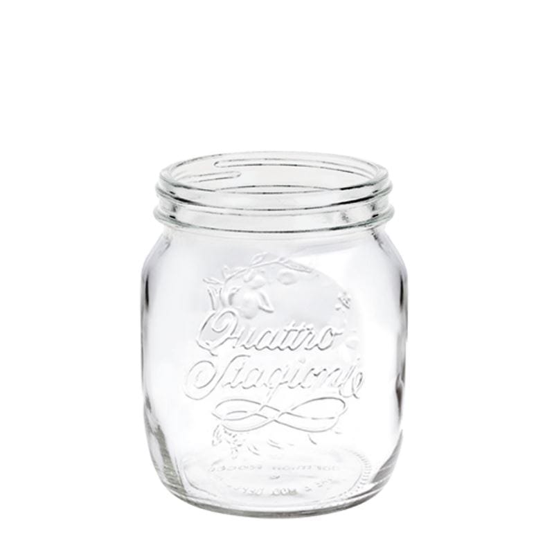 Bocal 700 ml « Quattro Stagioni », bouchage: Bougage à vis