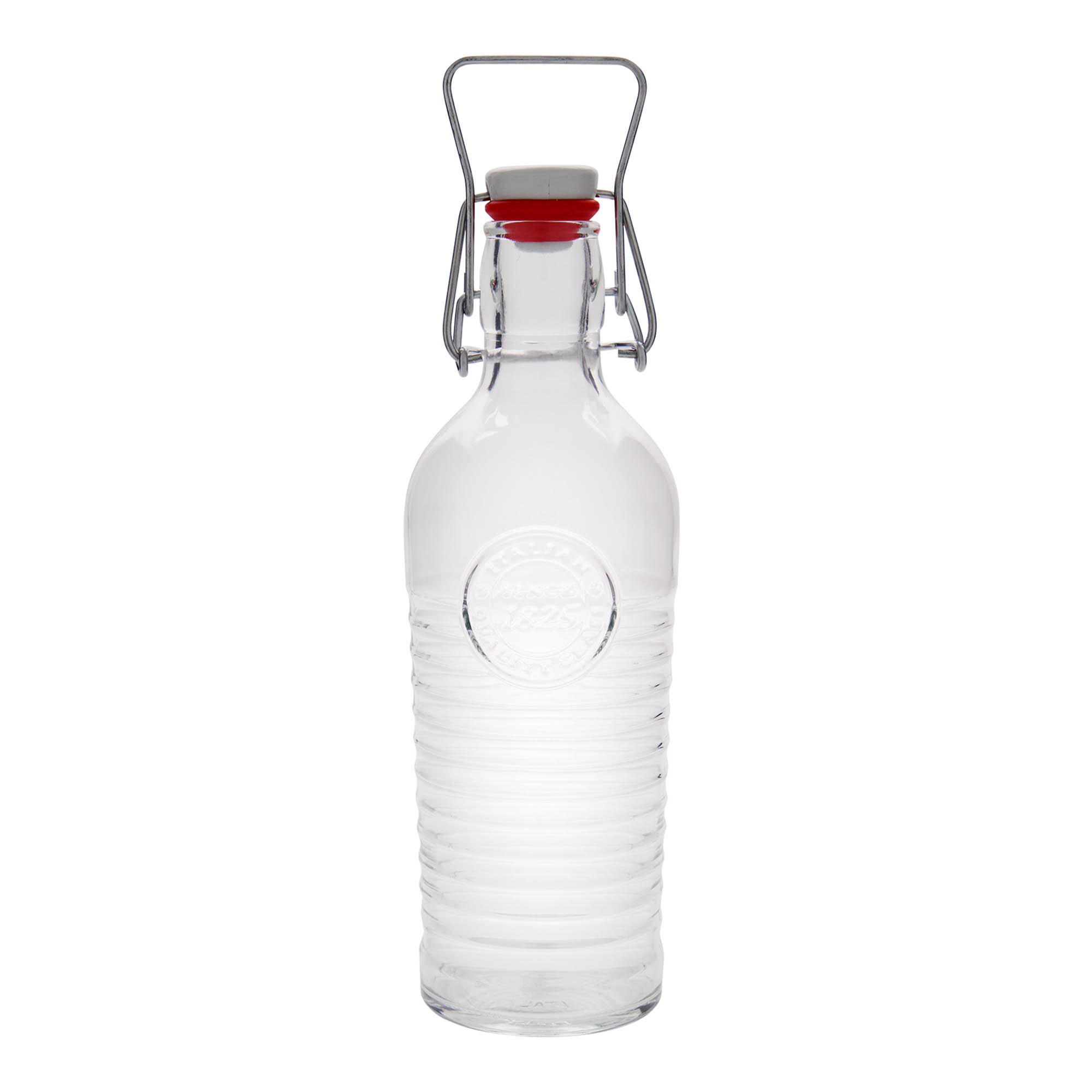Glazen fles 'Officina 1825', 750 ml, monding: beugelsluiting Glazen fles 'Officina 1825', 750 ml, monding: beugelsluiting
