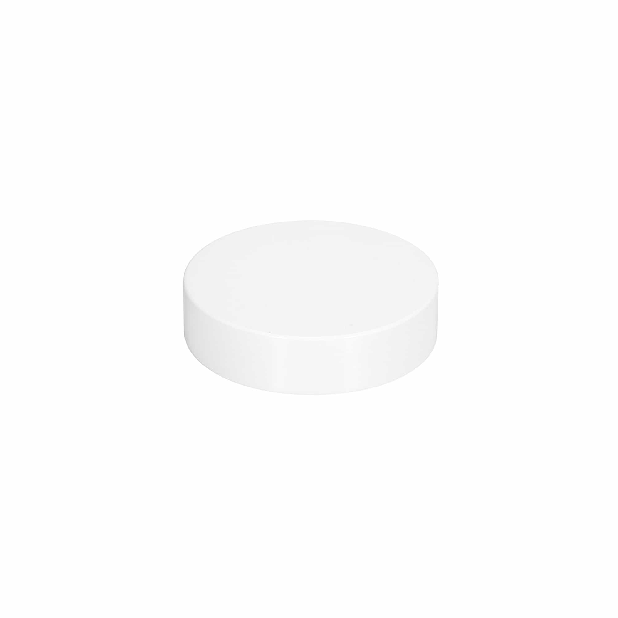 Bouchon à vis pour 60 ml 'Brown Line', plastique HPM, blanc