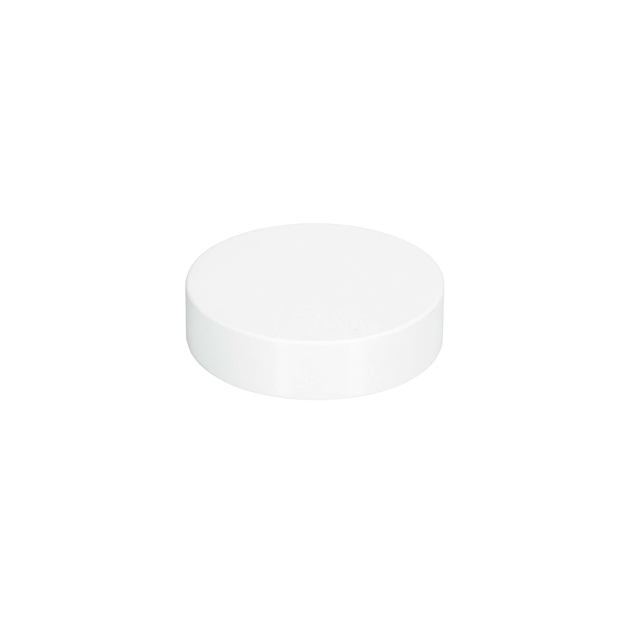 Schroefdop voor 60 ml 'Brown Line', HPM-kunststof, wit