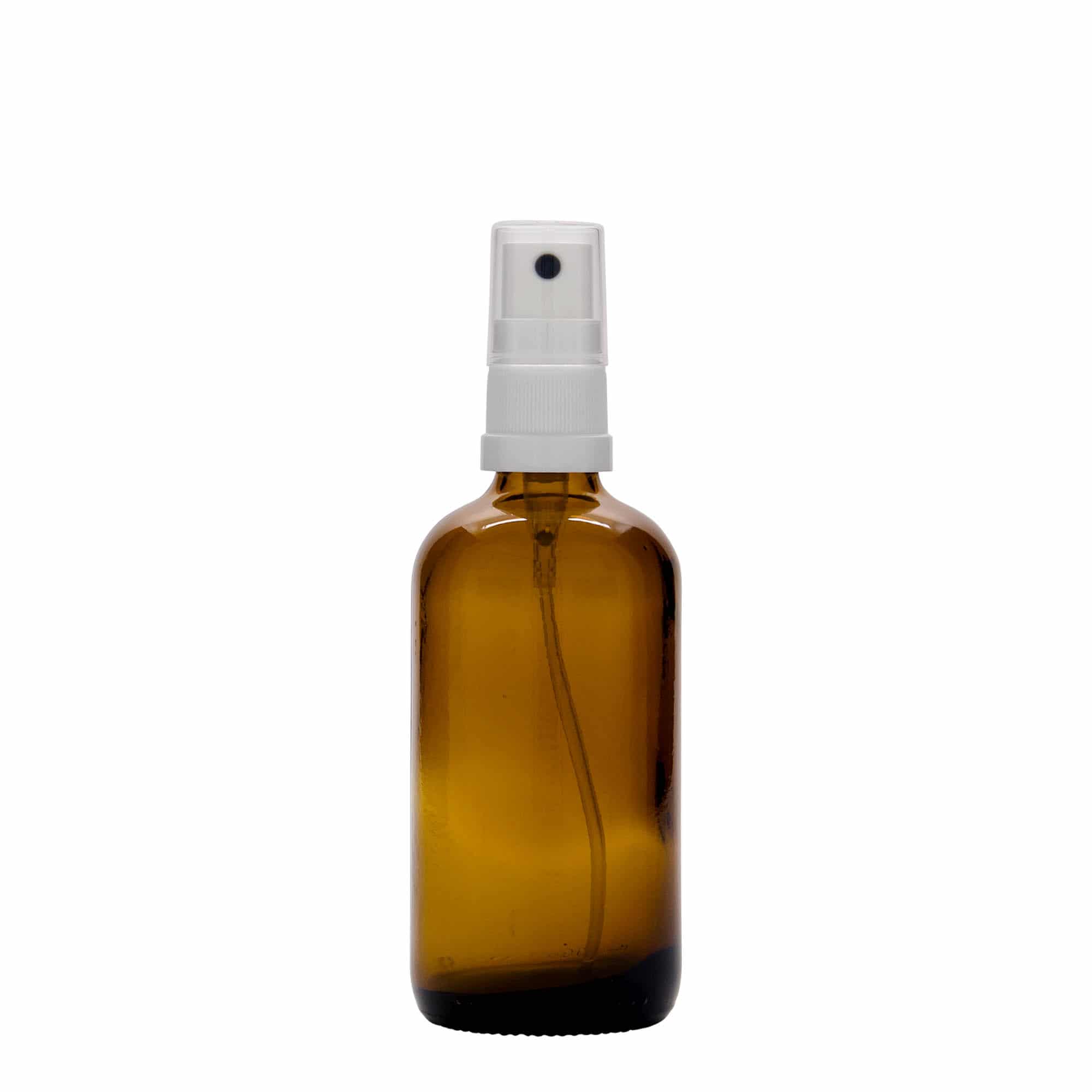 Sprayfles medicijn, 100 ml, glas, bruin, monding: DIN 18 Sprayfles medicijn, 100 ml, glas, bruin, monding: DIN 18