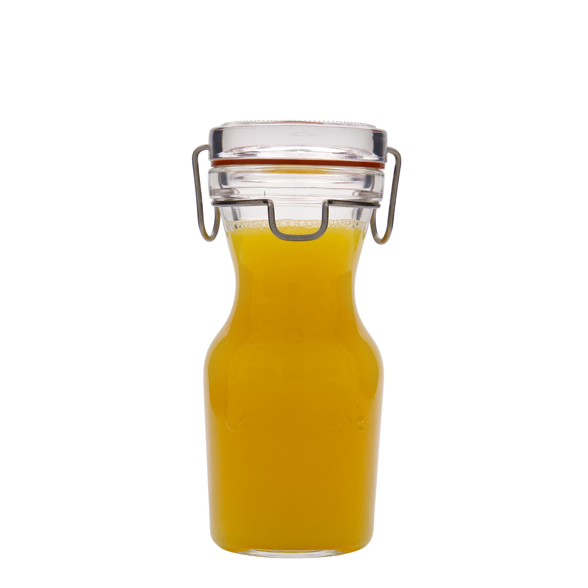 Carafe en verre 250 ml 'Lock-Eat', bouchage: bouchon mécanique Carafe en verre 250 ml 'Lock-Eat', bouchage: bouchon mécanique