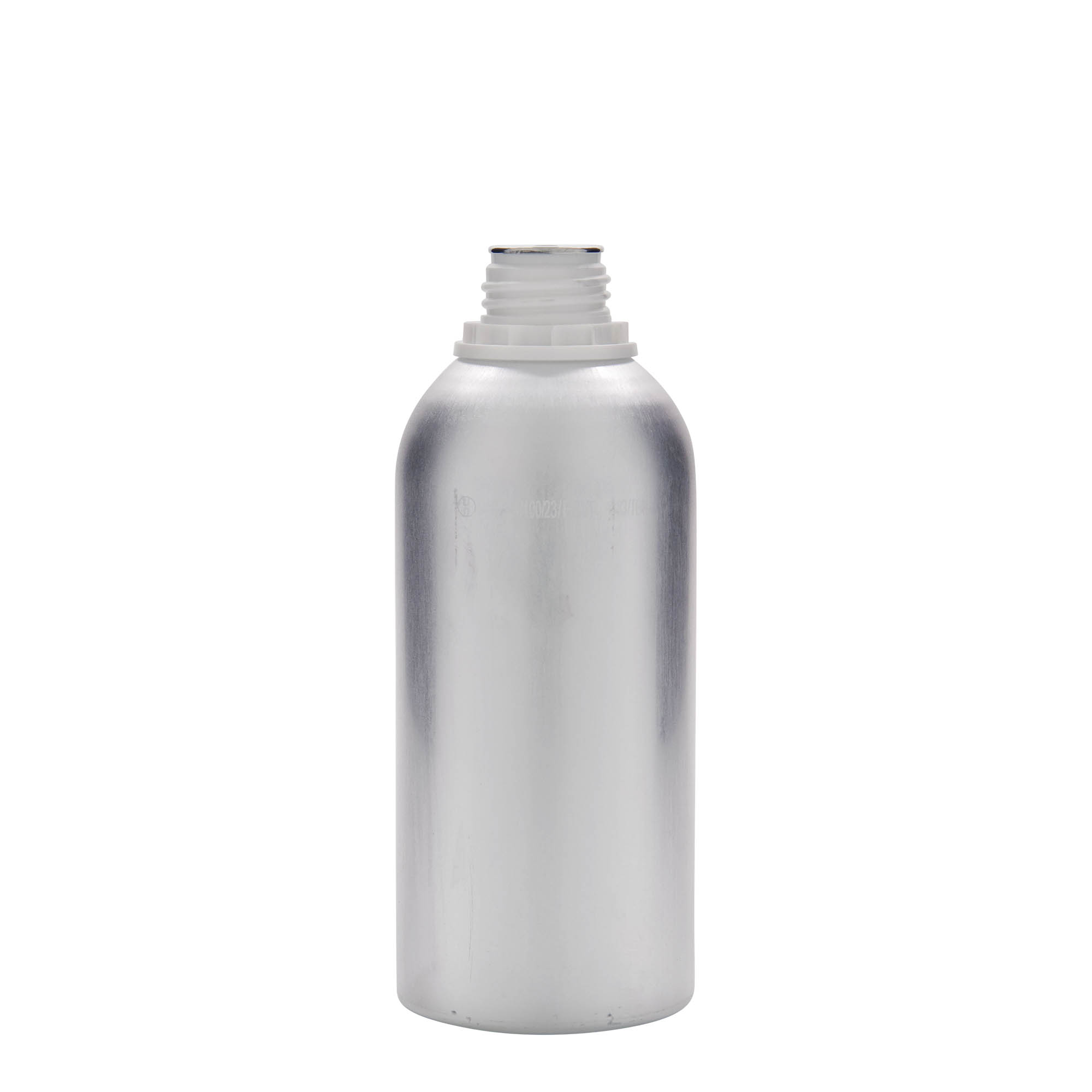 Aluminium fles, 625 ml, metaal, zilver, monding: DIN 32 Aluminium fles, 625 ml, metaal, zilver, monding: DIN 32
