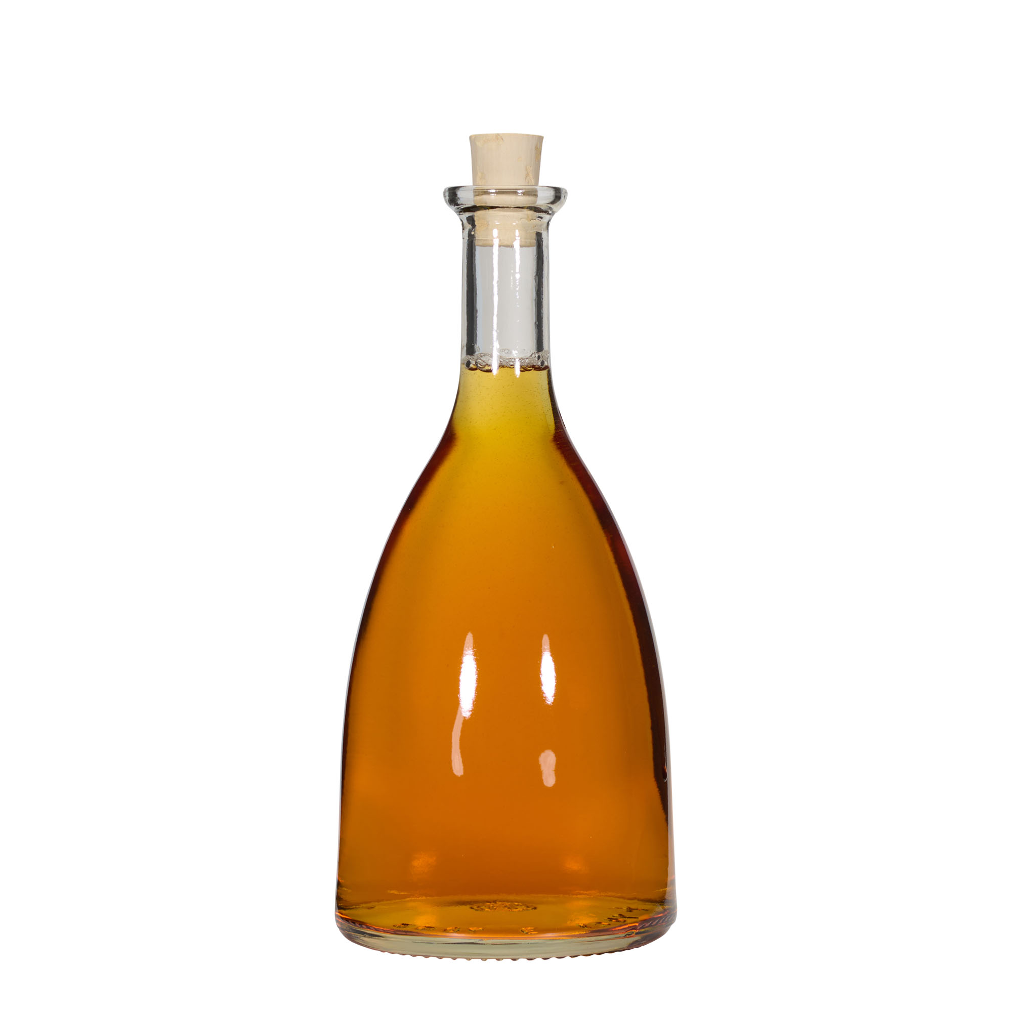 Glazen fles 'Viola', 700 ml, monding: kurk