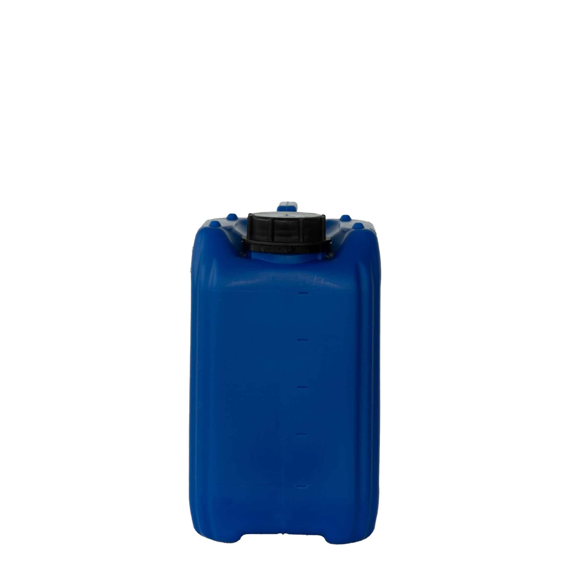 Jerrycan, 5 l, rechthoekig, HDPE-kunststof, blauw, monding: ND 55
