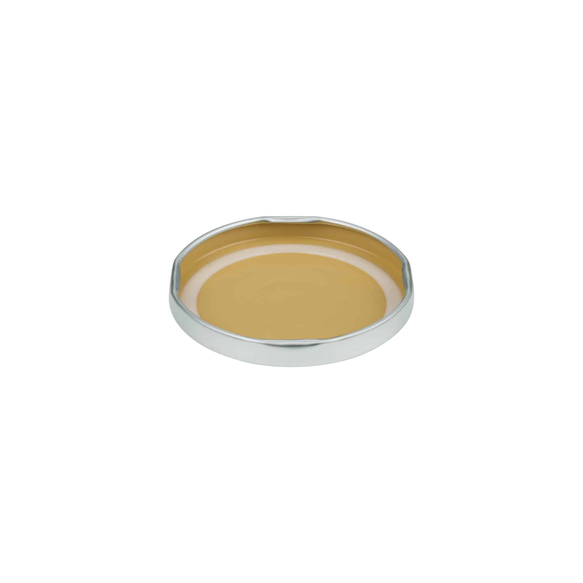 Twist-offdeksel, blik, zilver, voor monding: TO 66