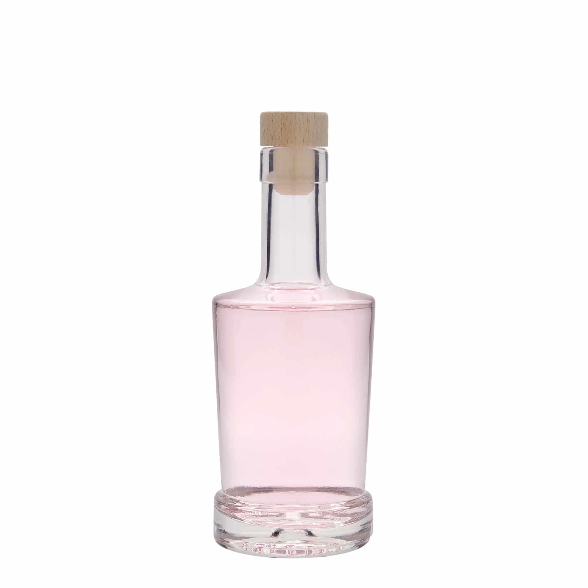 Glazen fles 'Deborah', 250 ml, monding: kurk