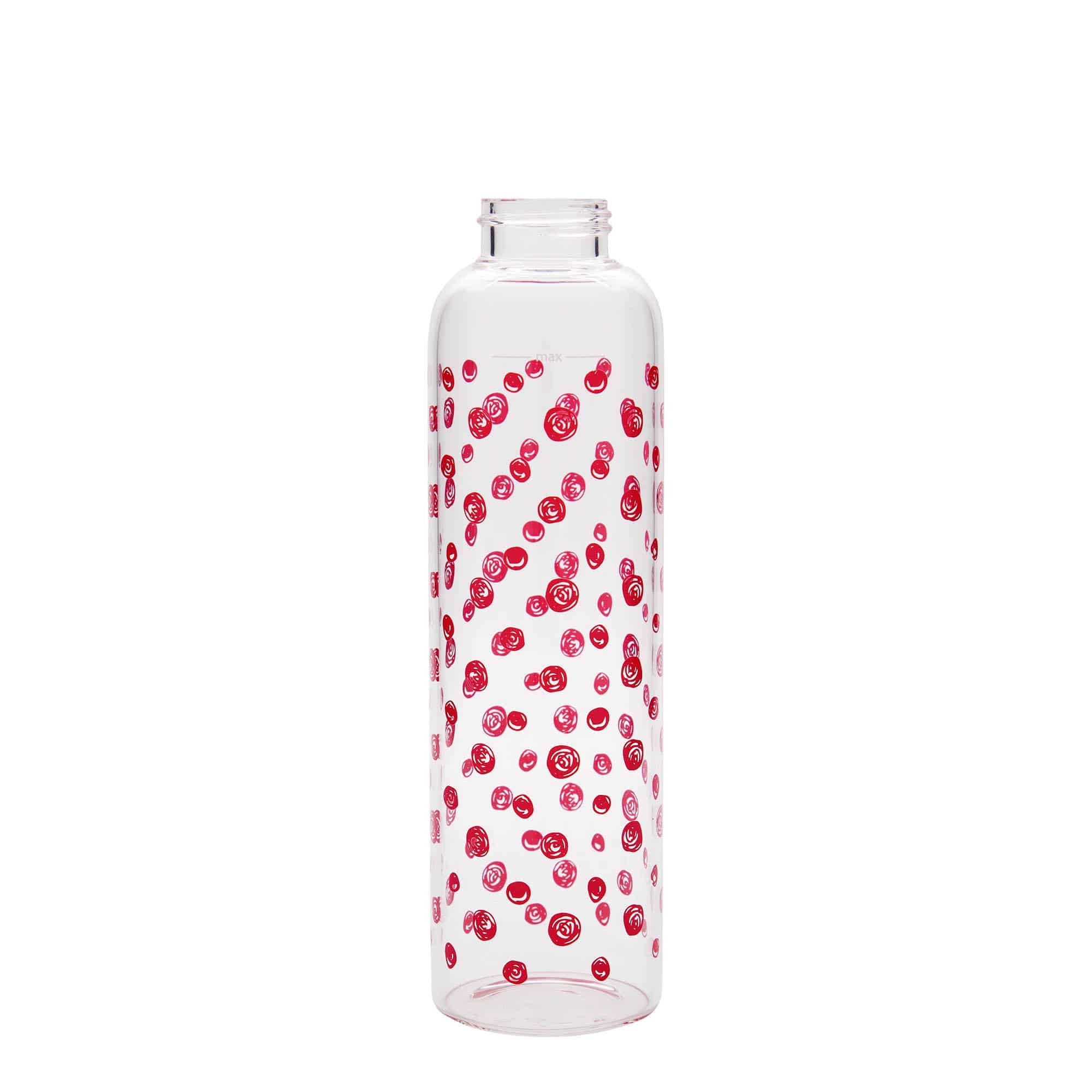 Gourde 500 ml 'Perseus', motif : points rouges, bouchage: Bougage à vis Gourde 500 ml 'Perseus', motif : points rouges, bouchage: Bougage à vis