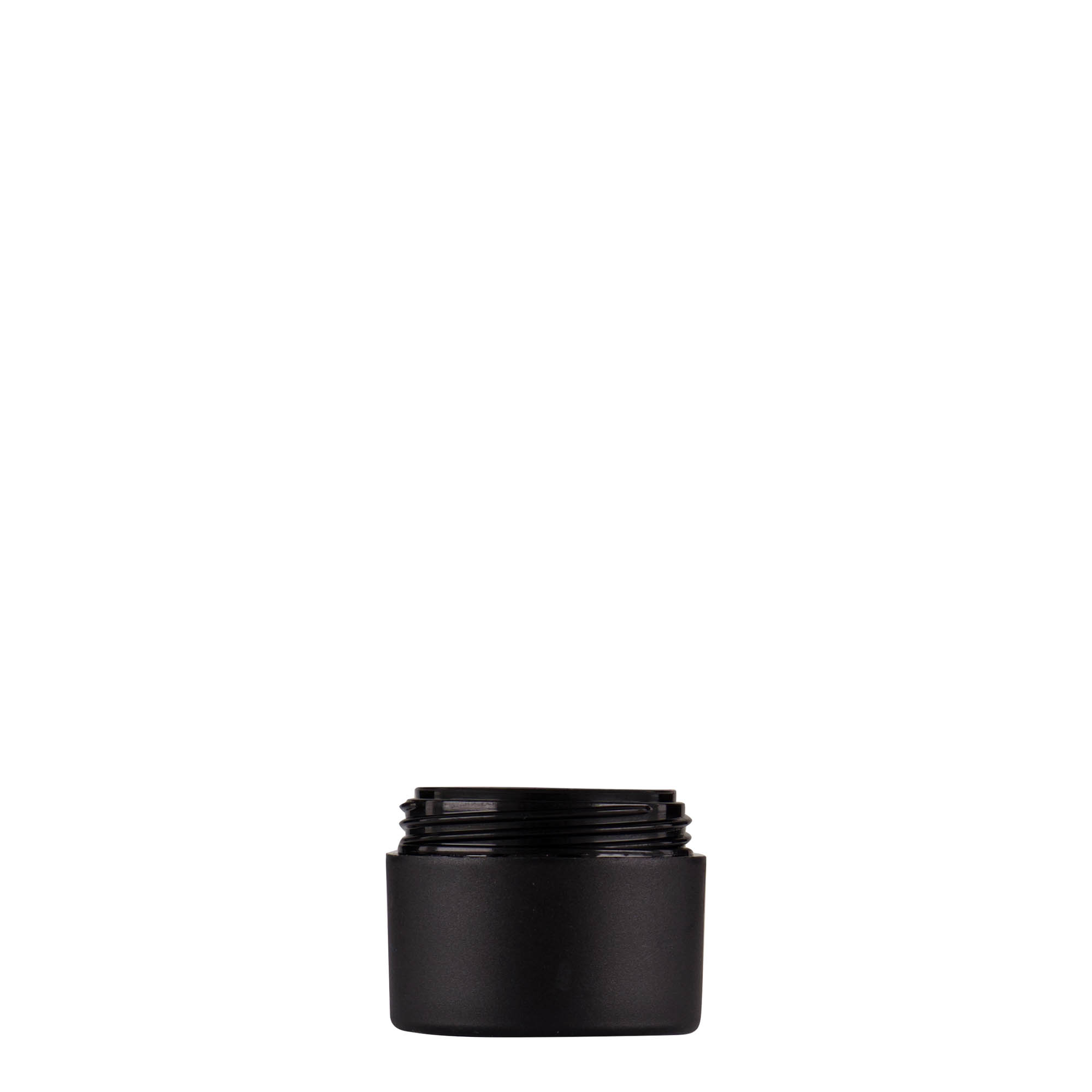 Boîte en plastique 5 ml 'Antonella', PP, noire, bouchage: Bougage à vis Boîte en plastique 5 ml 'Antonella', PP, noire, bouchage: Bougage à vis
