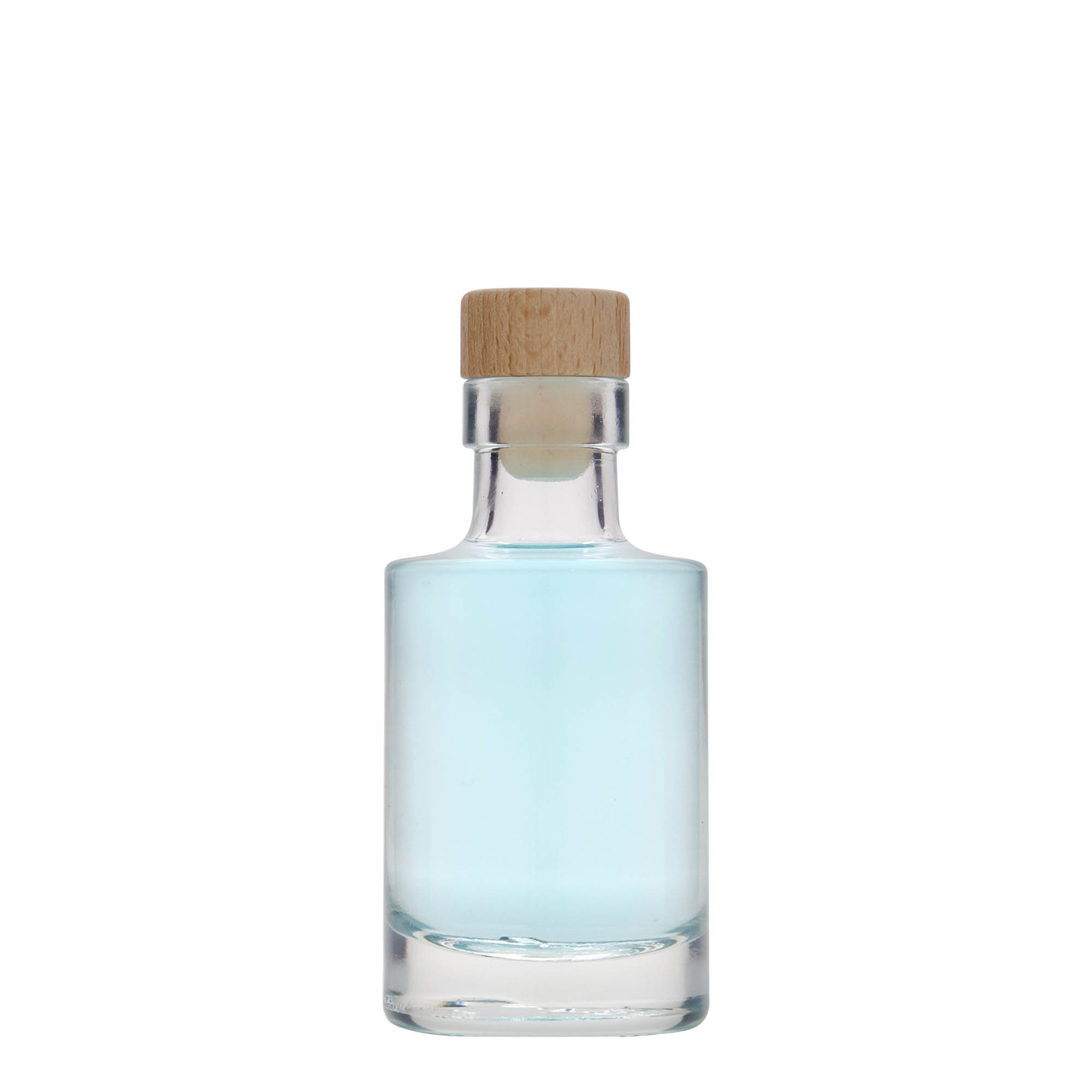 Glazen fles 'Aventura', 100 ml, monding: kurk Glazen fles 'Aventura', 100 ml, monding: kurk