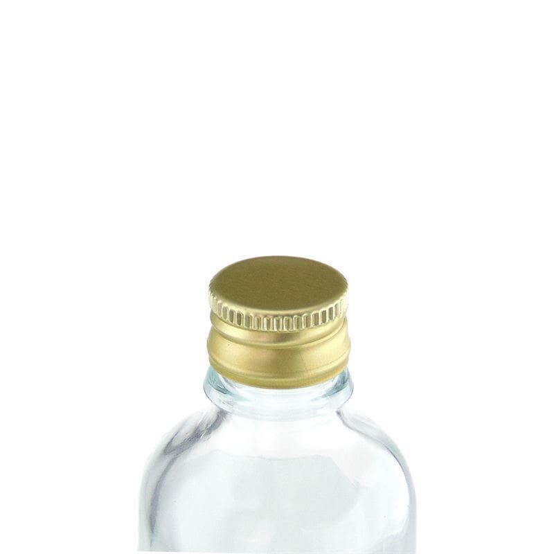 Schroefsluiting, metaal, goud, voor monding: PP 18 Schroefsluiting, metaal, goud, voor monding: PP 18