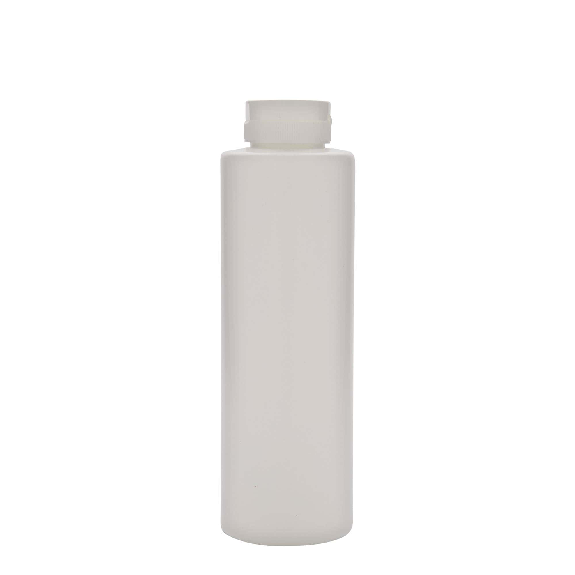 Flacon à sauce 500 ml , plastique LDPE, blanc, bouchage: 38/400