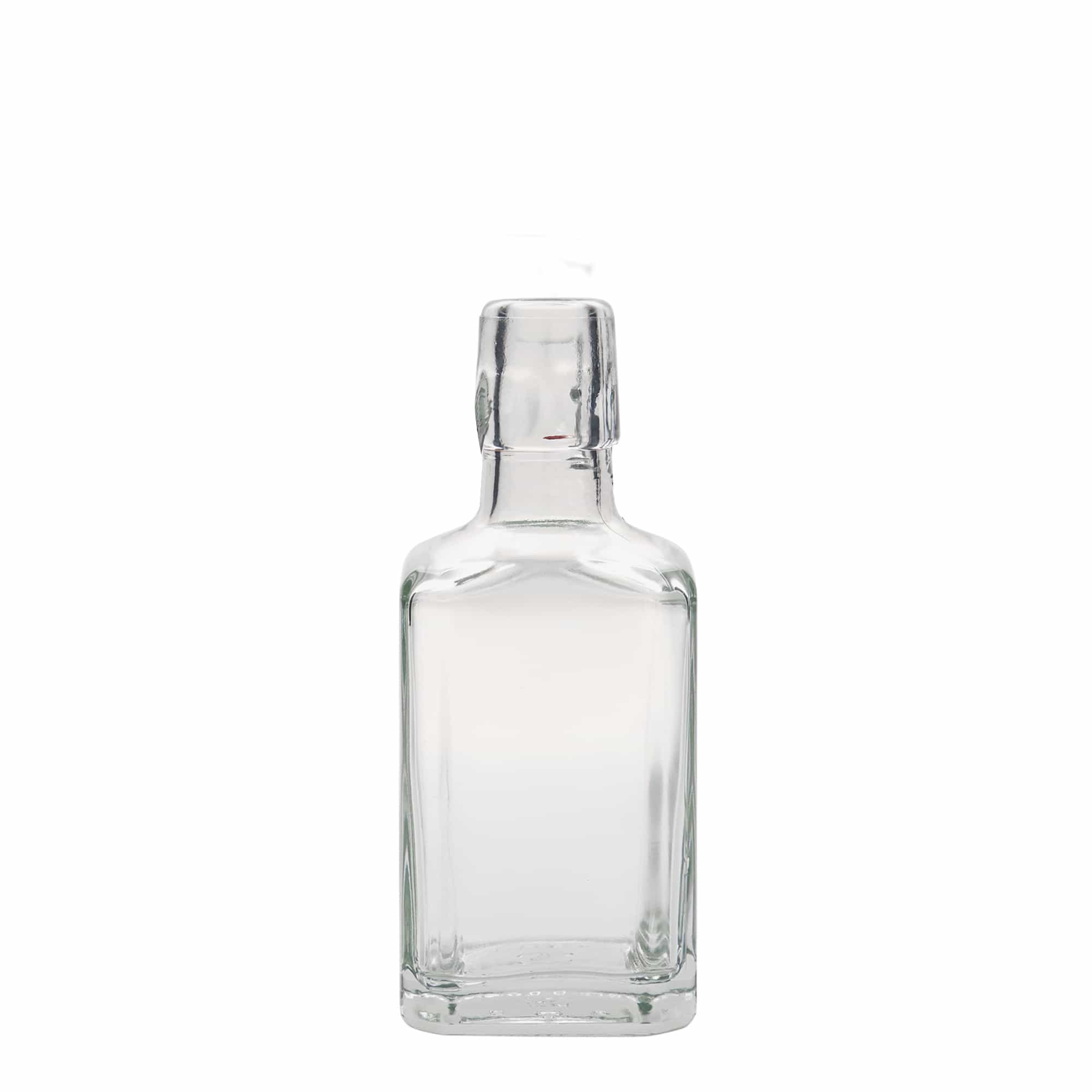 Bouteille en verre 250 ml « Rialto », carrée, bouchage: bouchon mécanique