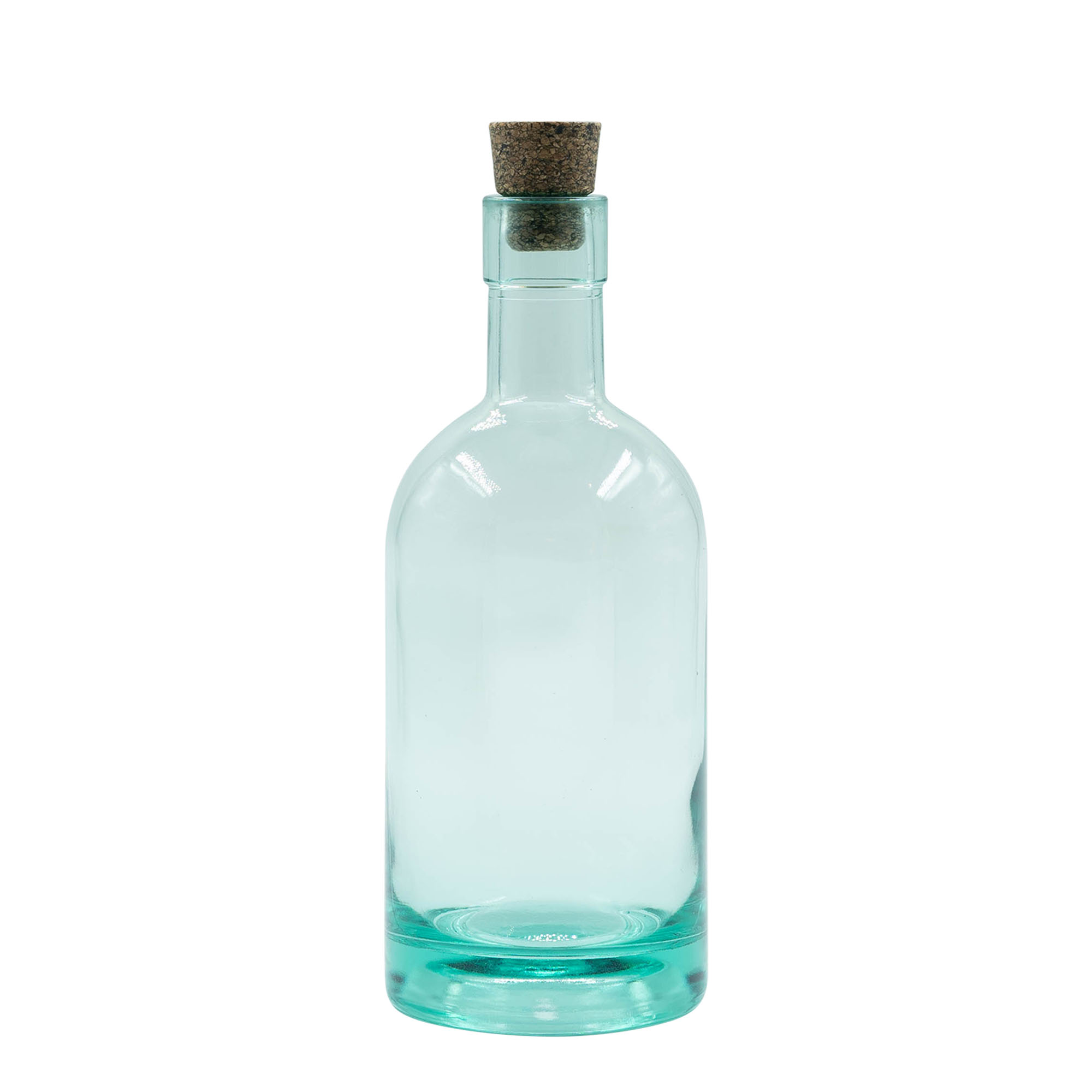Glazen fles 'Eco Dome', 700 ml, monding: kurk Glazen fles 'Eco Dome', 700 ml, monding: kurk