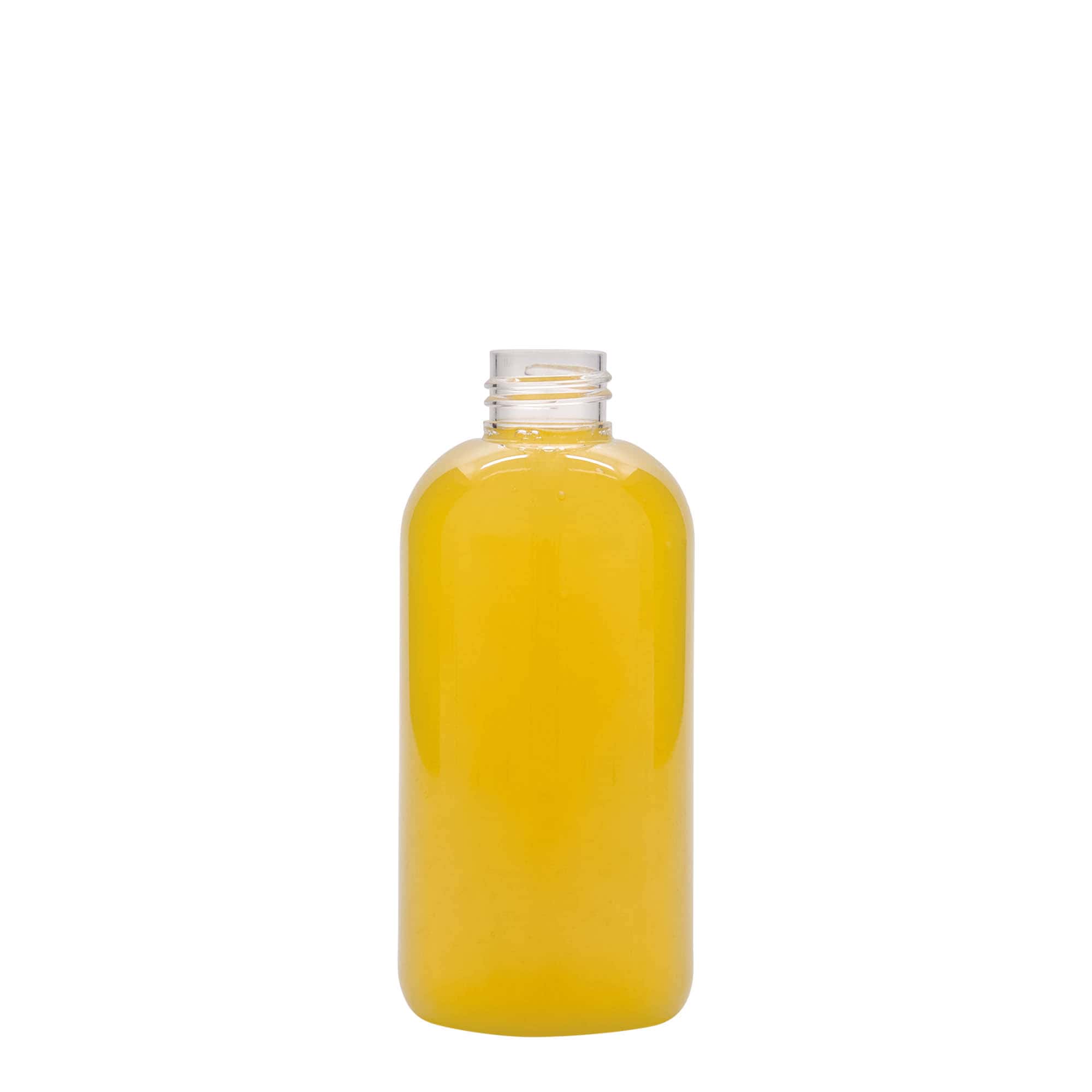 Petfles 'Boston', 200 ml, kunststof, monding: 24/410