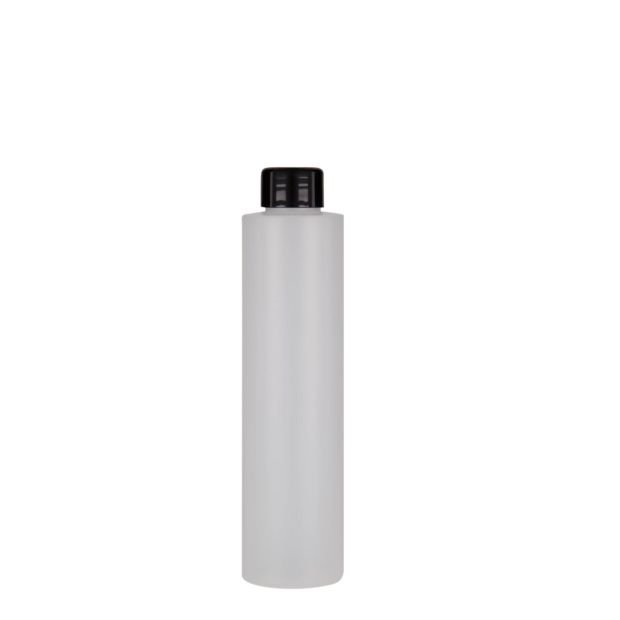 Plastic fles 'Pipe', 200 ml, HDPE, naturel, monding: 24/410