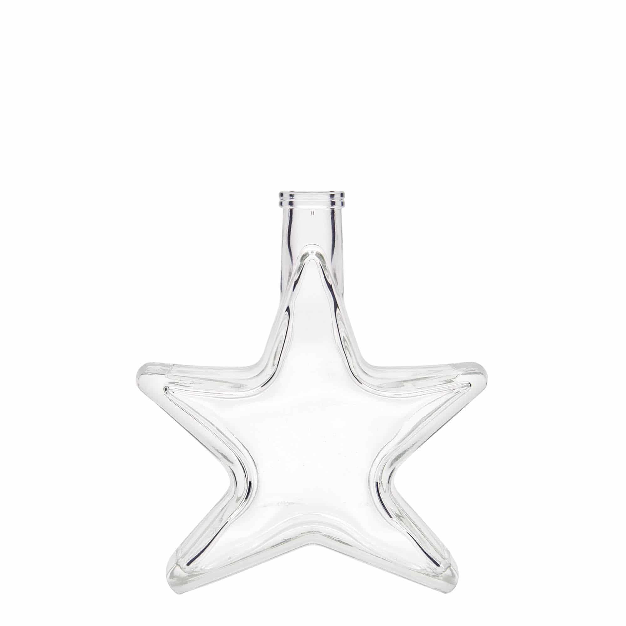Bouteille en verre 200 ml 'Étoile', bouchage: bouchon Bouteille en verre 200 ml 'Étoile', bouchage: bouchon